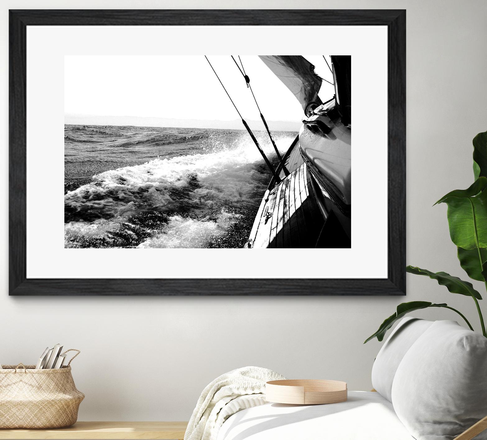 Sailing Mist by Kyle on GIANT ART - white nautical