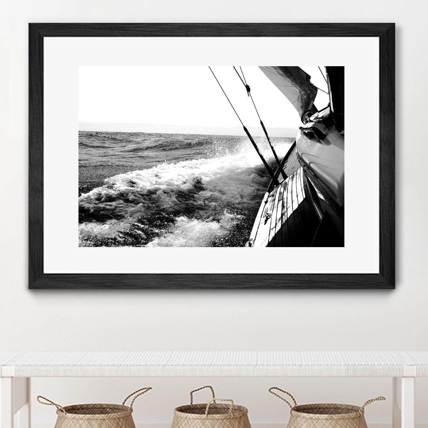 Sailing Mist by Kyle on GIANT ART - white nautical