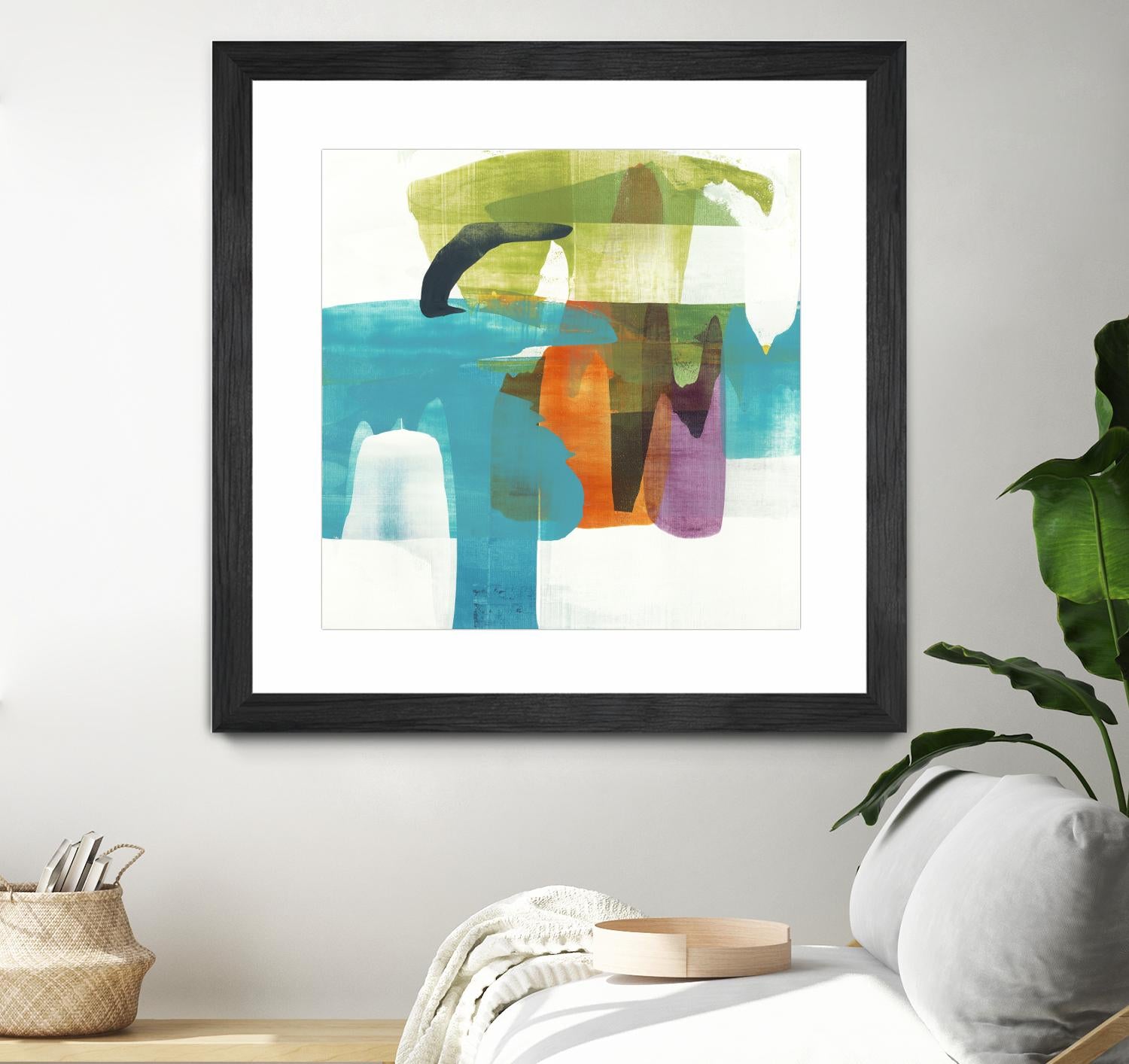 Vibrant Spirit II by Alridge on GIANT ART - greens, blues abstract