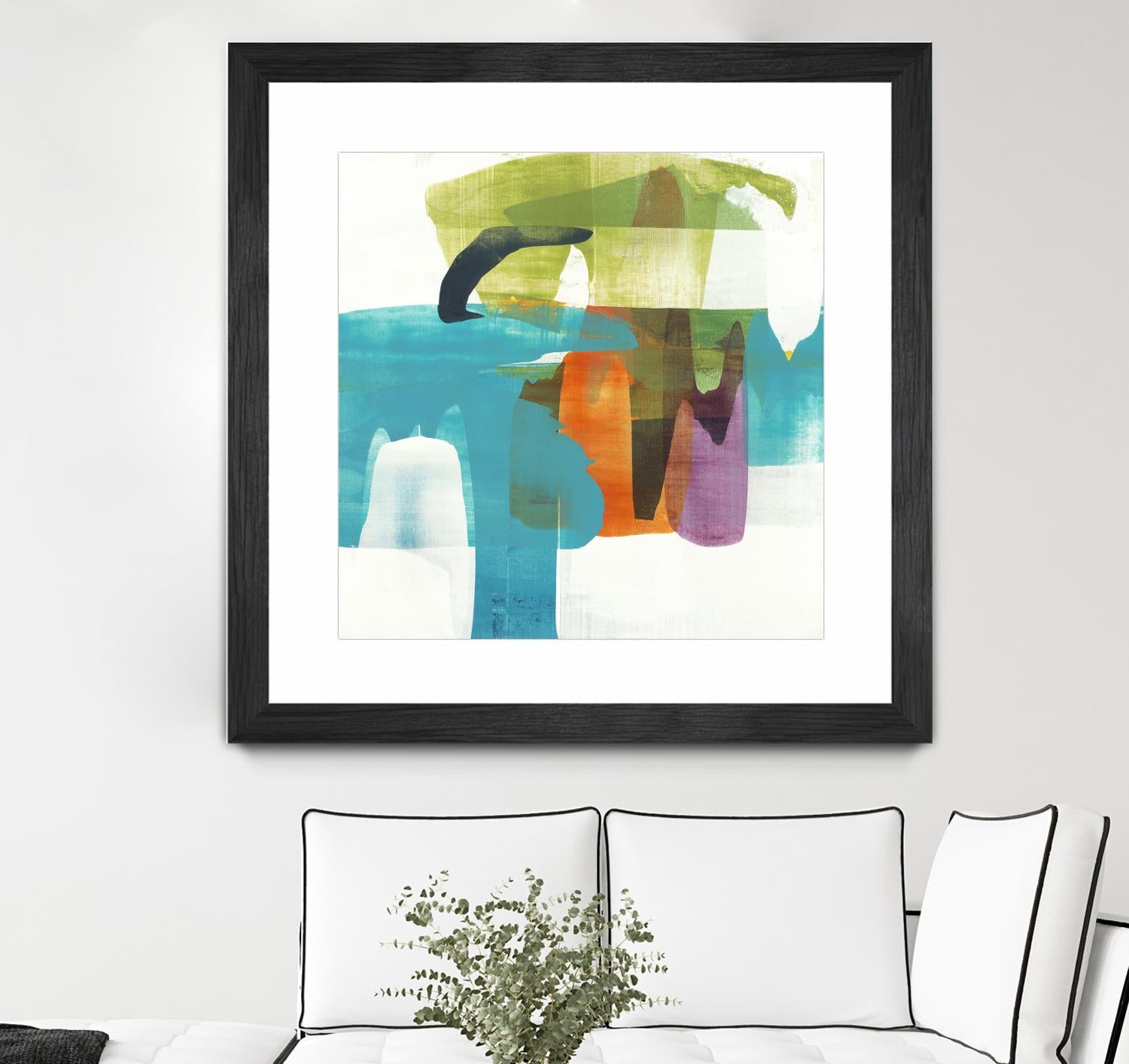 Vibrant Spirit II by Alridge on GIANT ART - greens, blues abstract