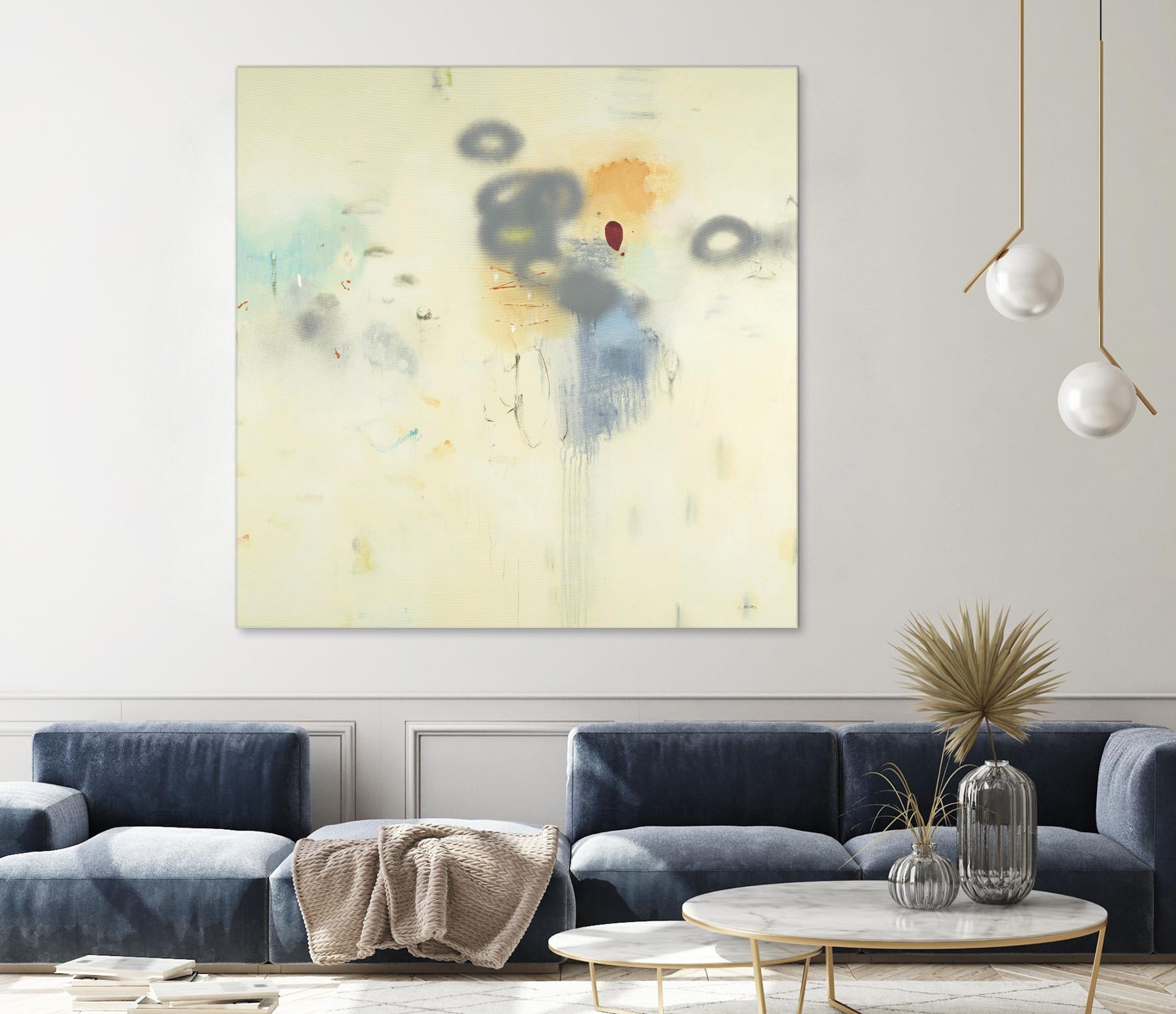Simple Life by L. Baines on GIANT ART - grey abstract