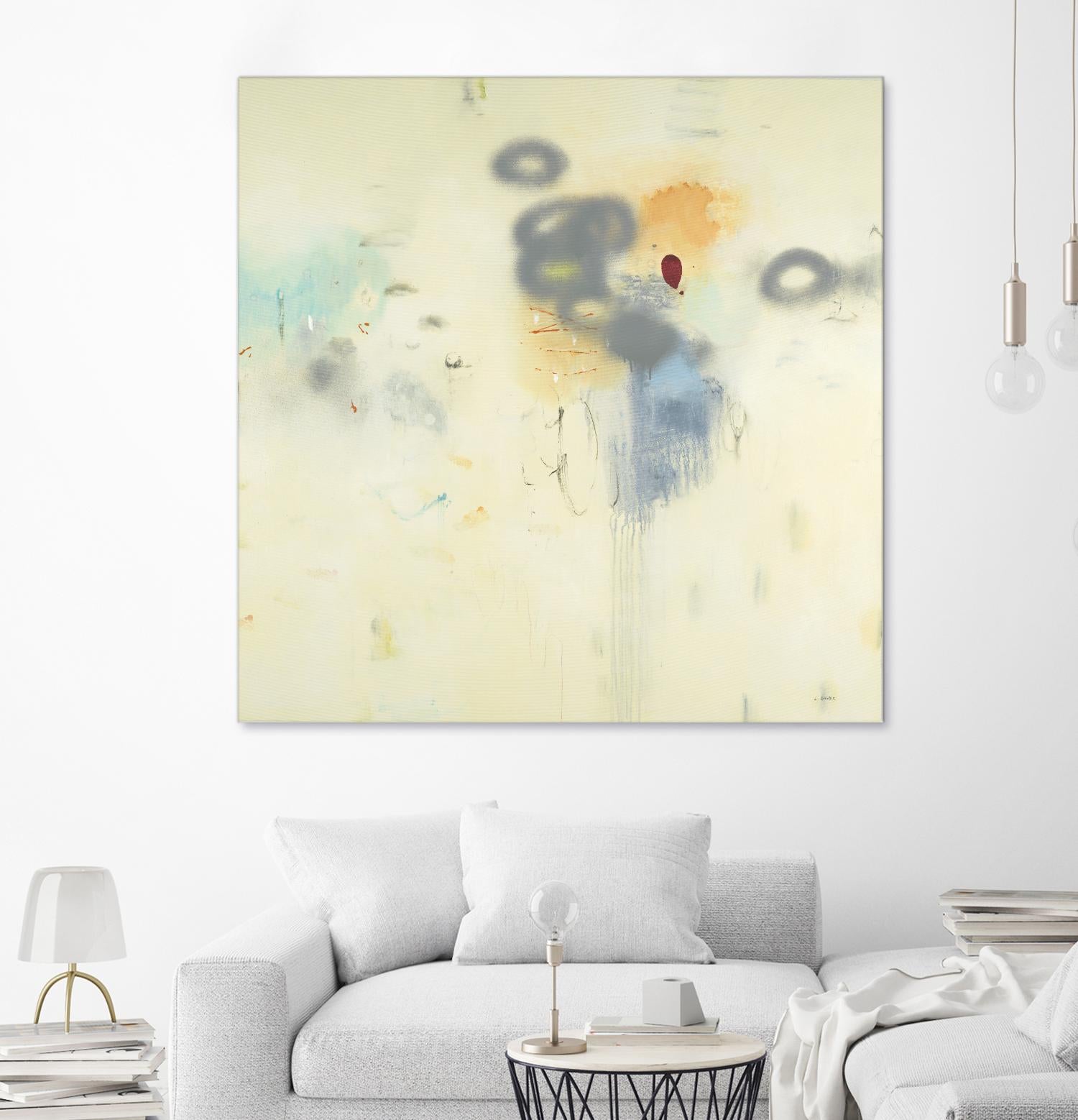 Simple Life by L. Baines on GIANT ART - grey abstract