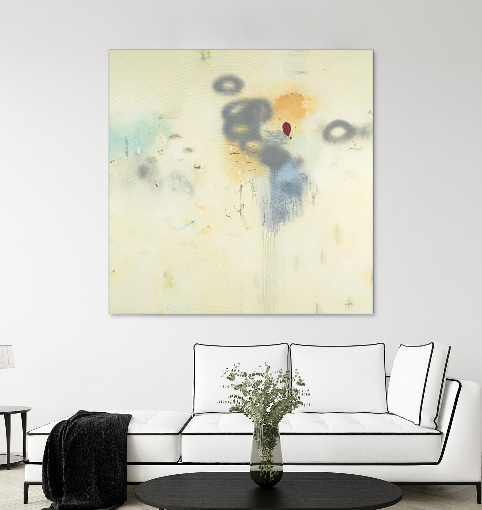 Simple Life by L. Baines on GIANT ART - grey abstract