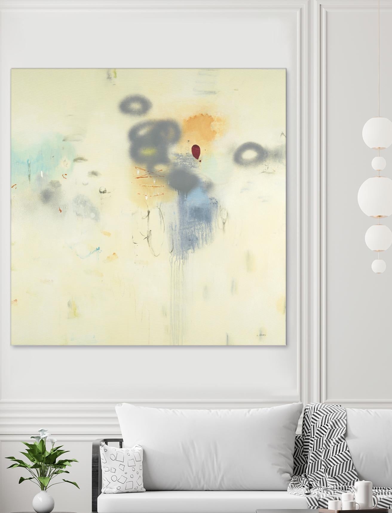 Simple Life by L. Baines on GIANT ART - grey abstract