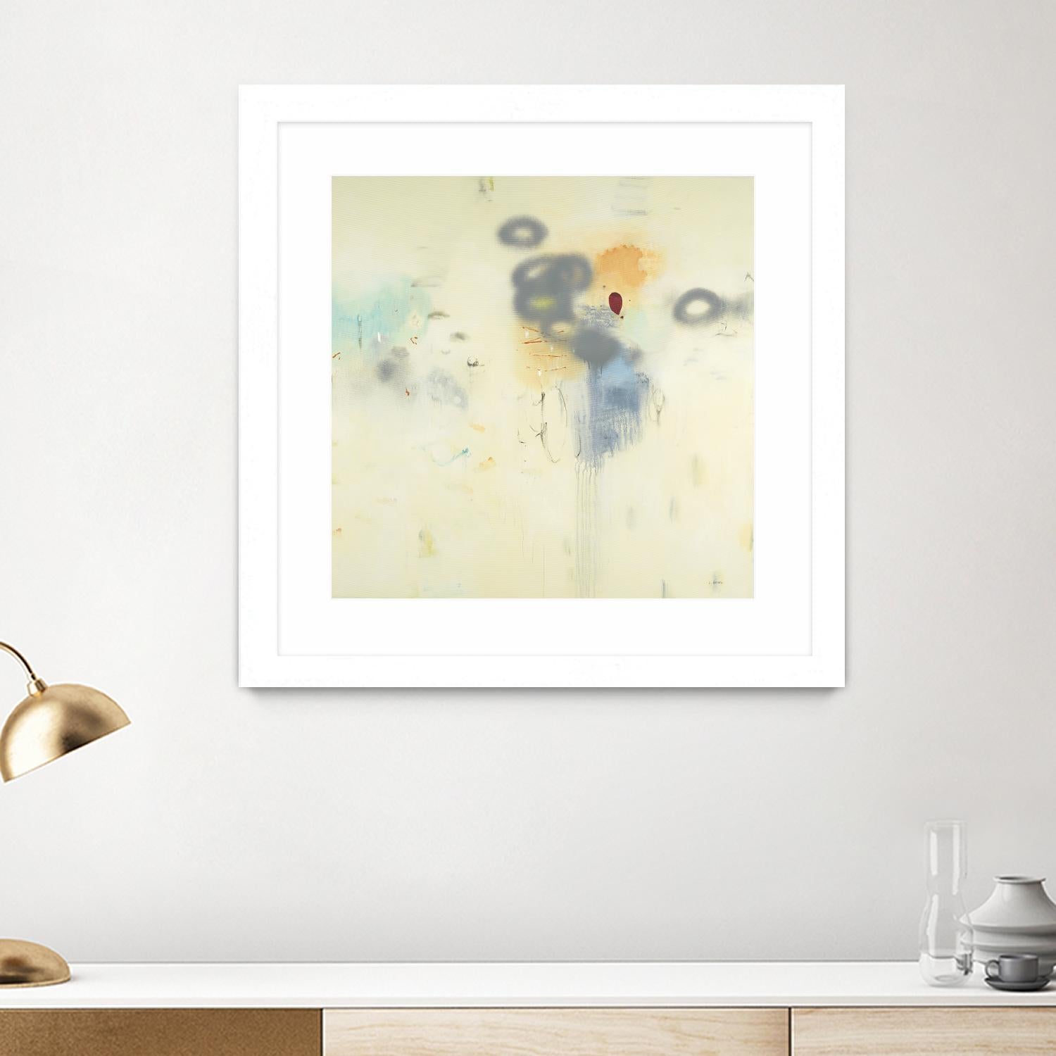 Simple Life by L. Baines on GIANT ART - grey abstract