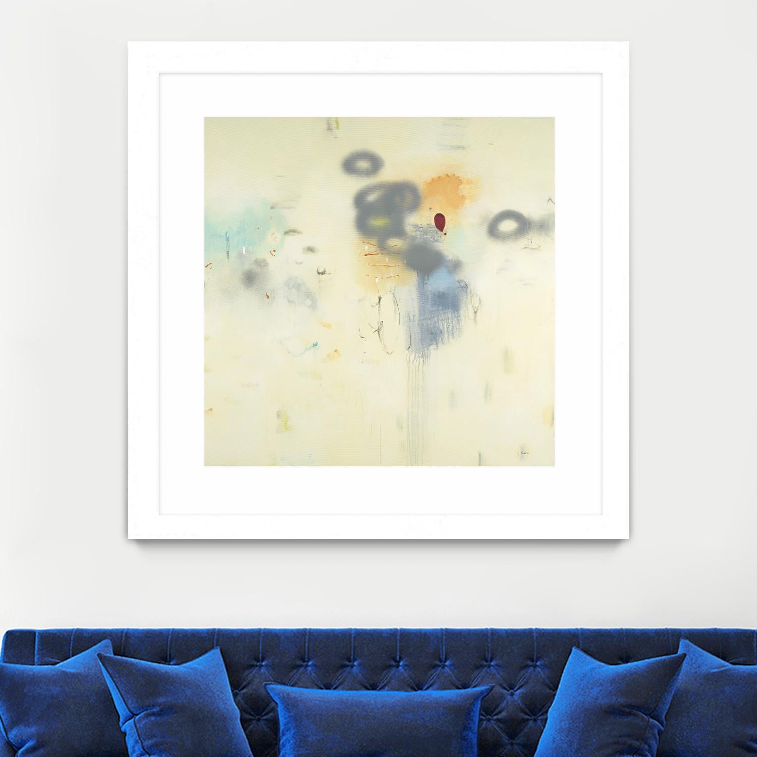 Simple Life by L. Baines on GIANT ART - grey abstract