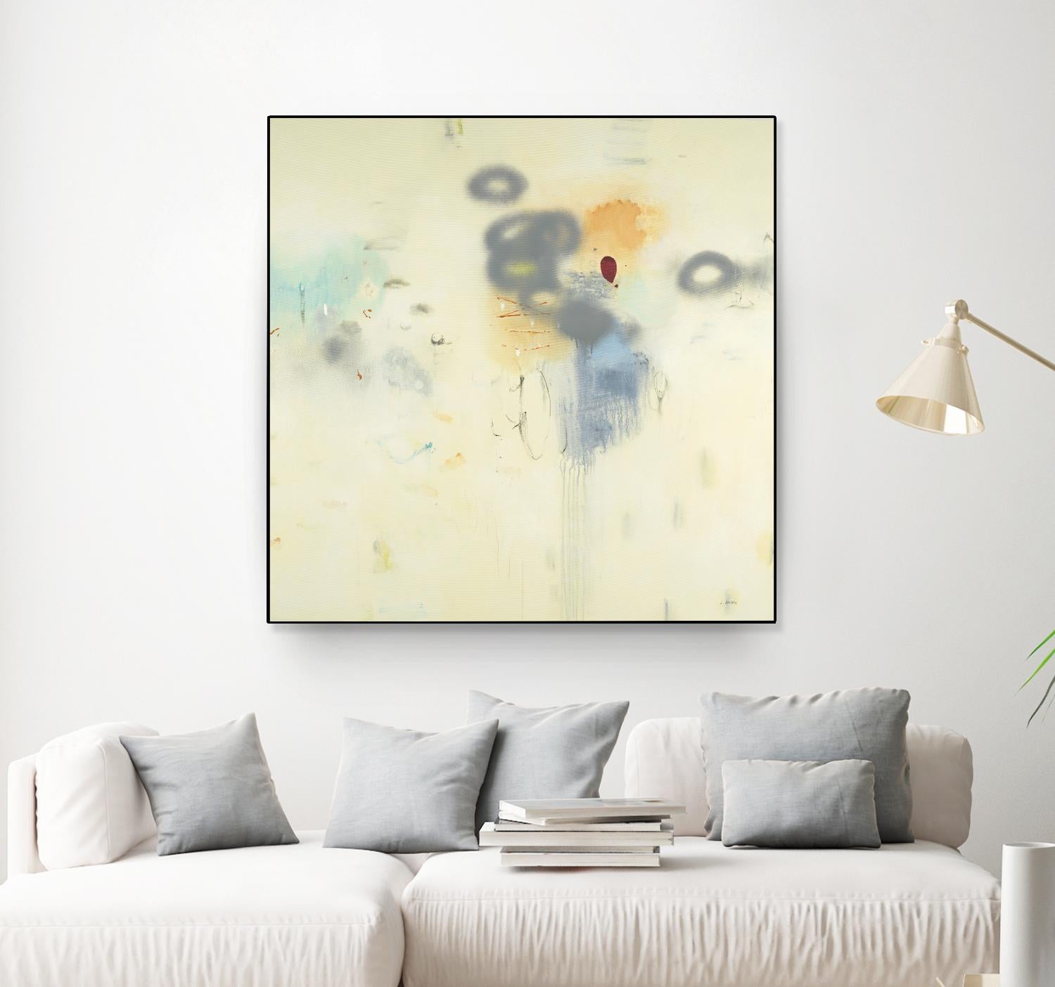 Simple Life by L. Baines on GIANT ART - grey abstract