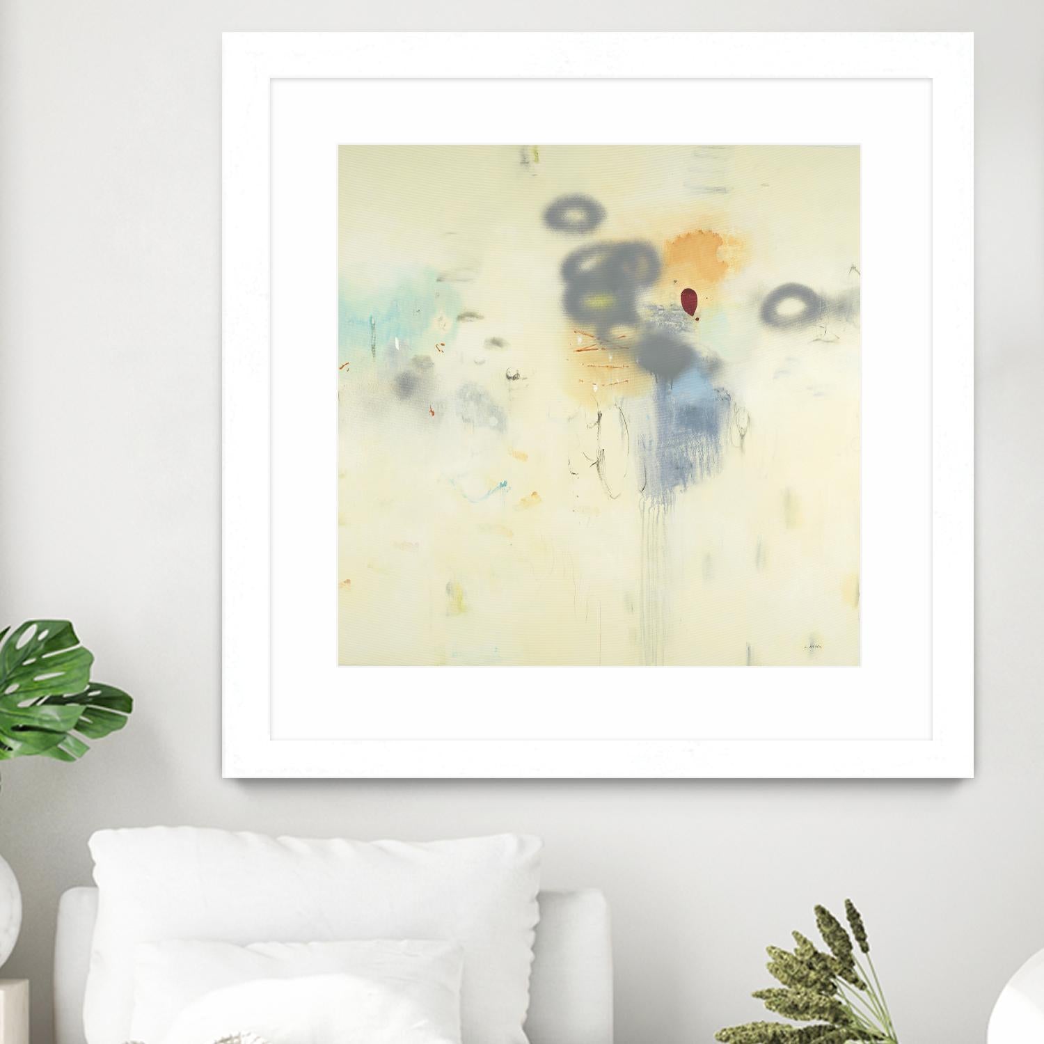 Simple Life by L. Baines on GIANT ART - grey abstract