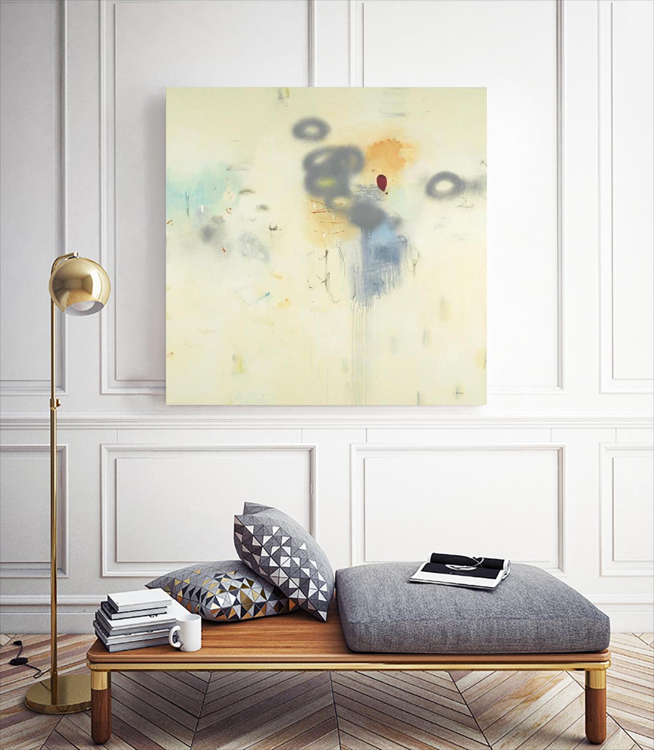 Simple Life by L. Baines on GIANT ART - grey abstract