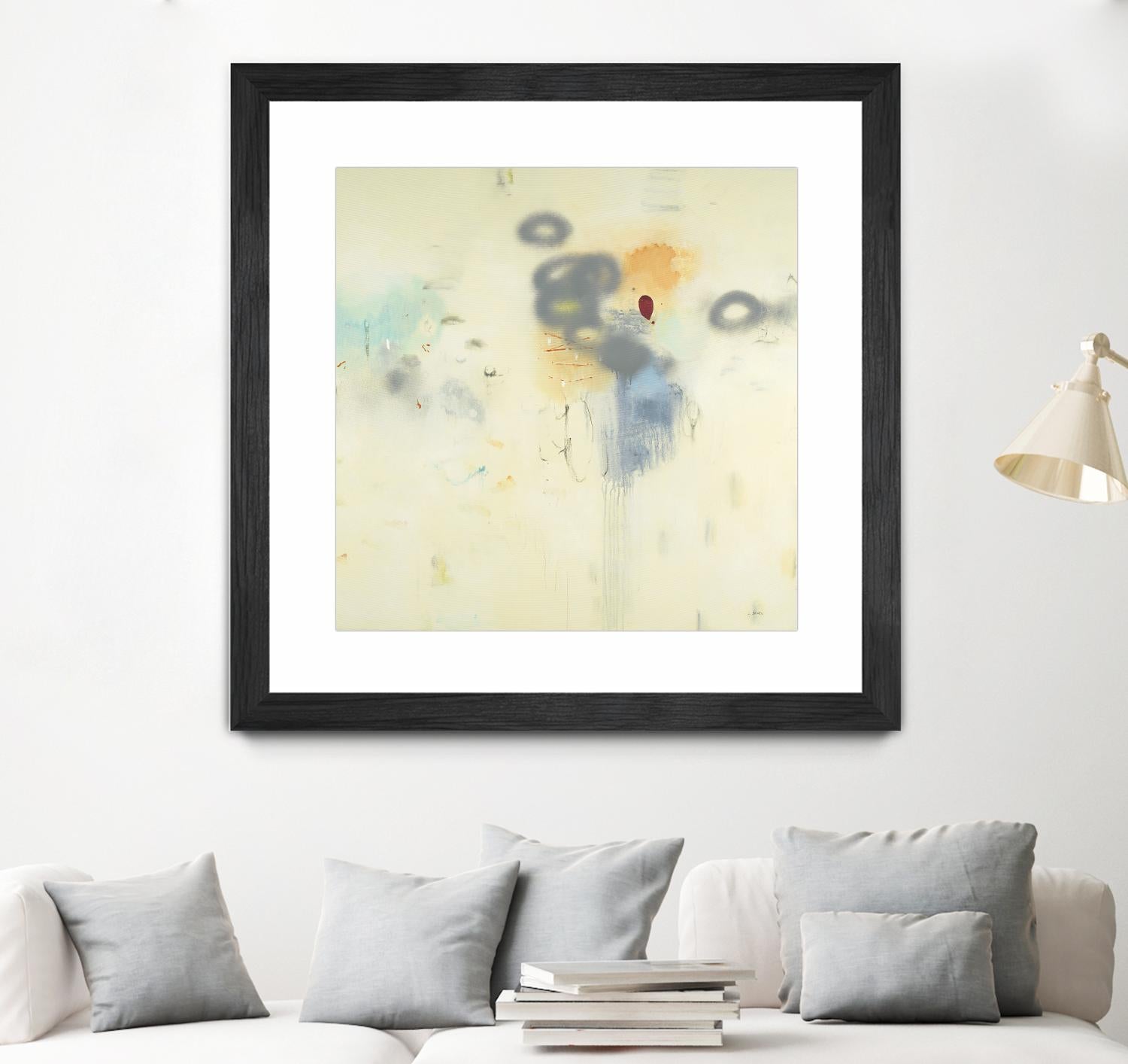 Simple Life by L. Baines on GIANT ART - grey abstract