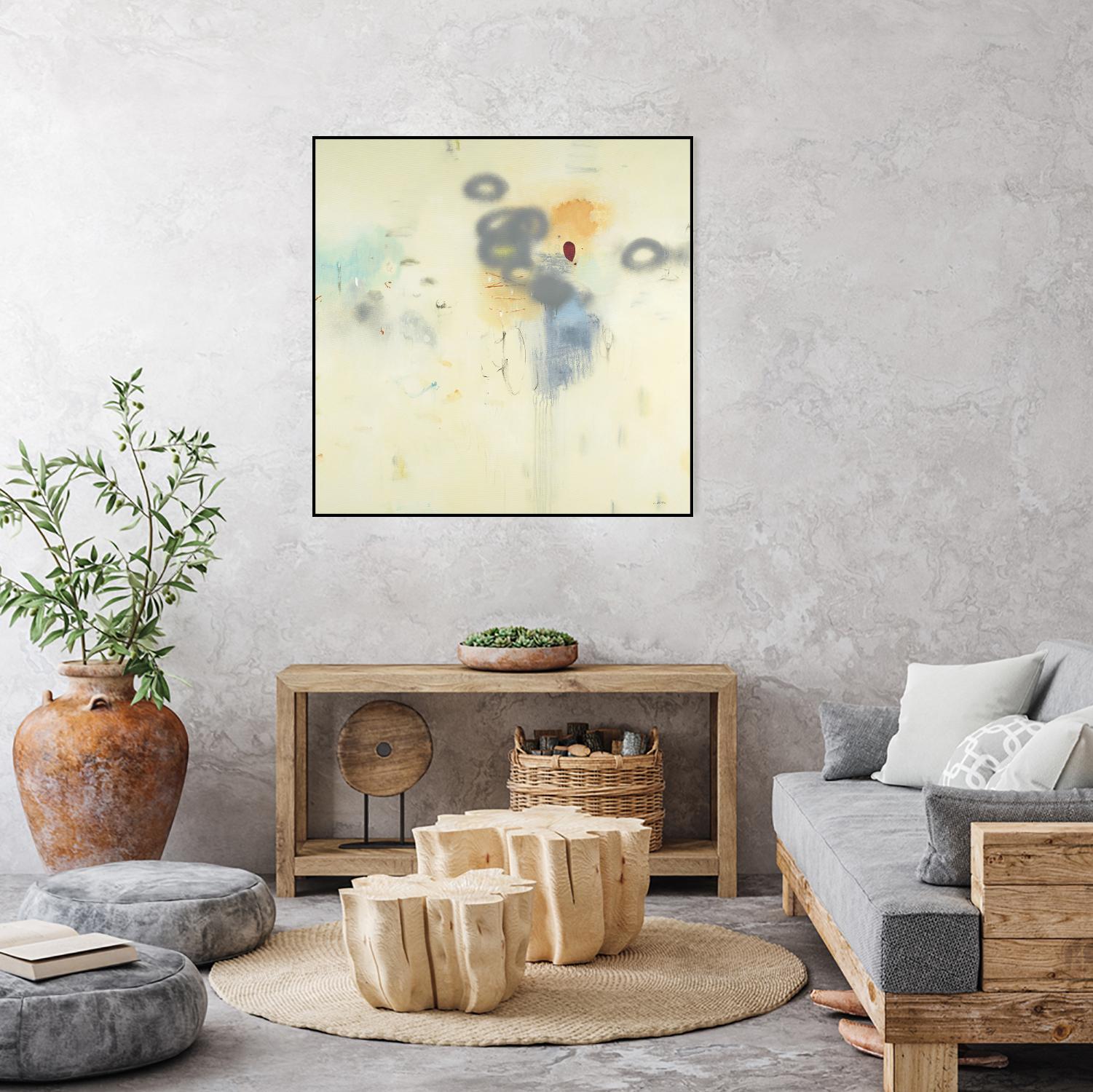 Simple Life by L. Baines on GIANT ART - grey abstract