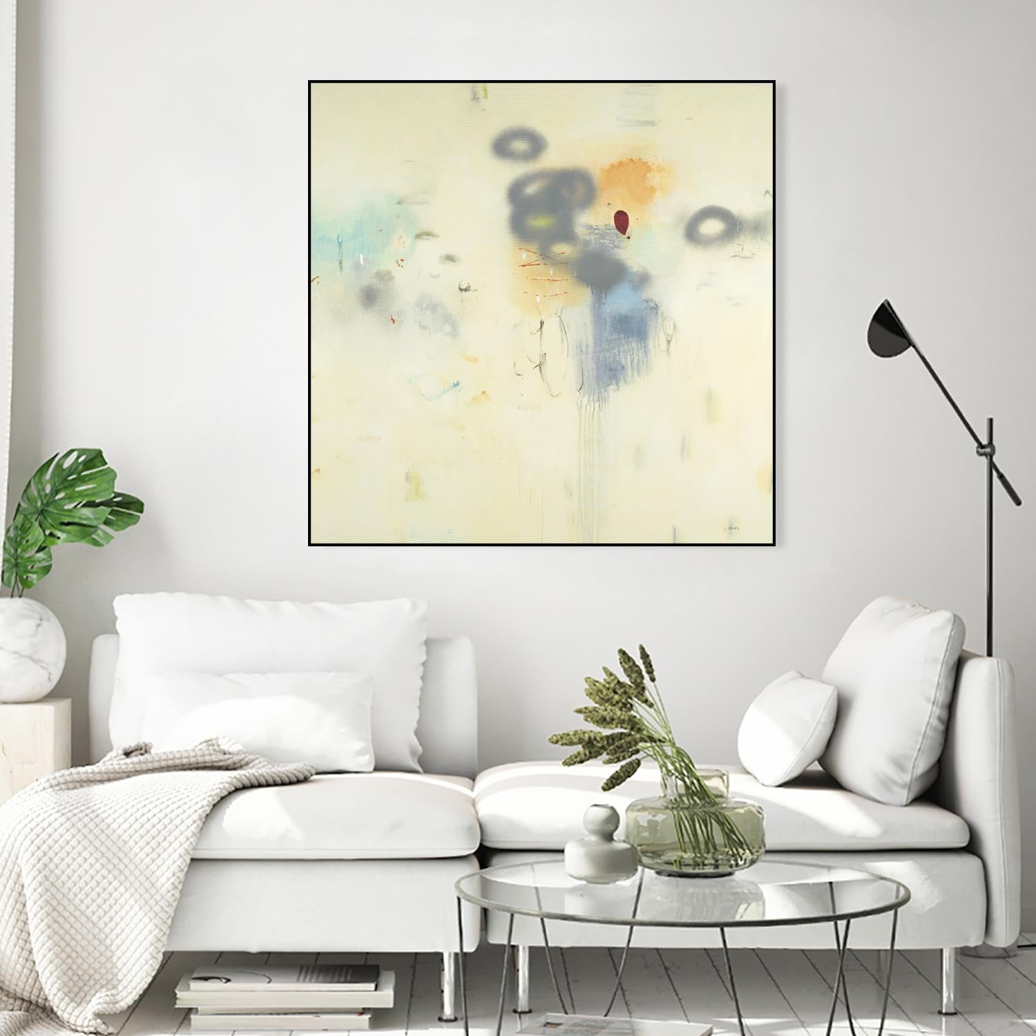 Simple Life by L. Baines on GIANT ART - grey abstract