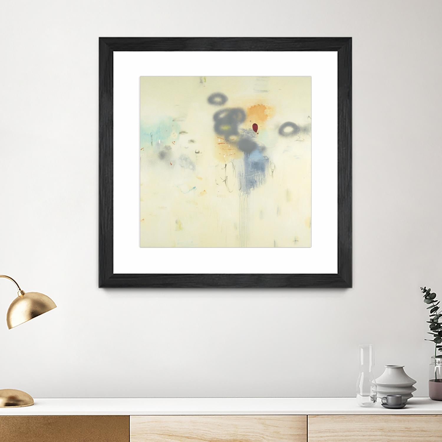Simple Life by L. Baines on GIANT ART - grey abstract