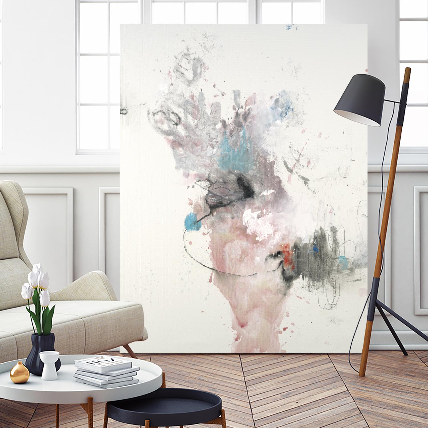 Declaration by L. Baines on GIANT ART - grey abstract