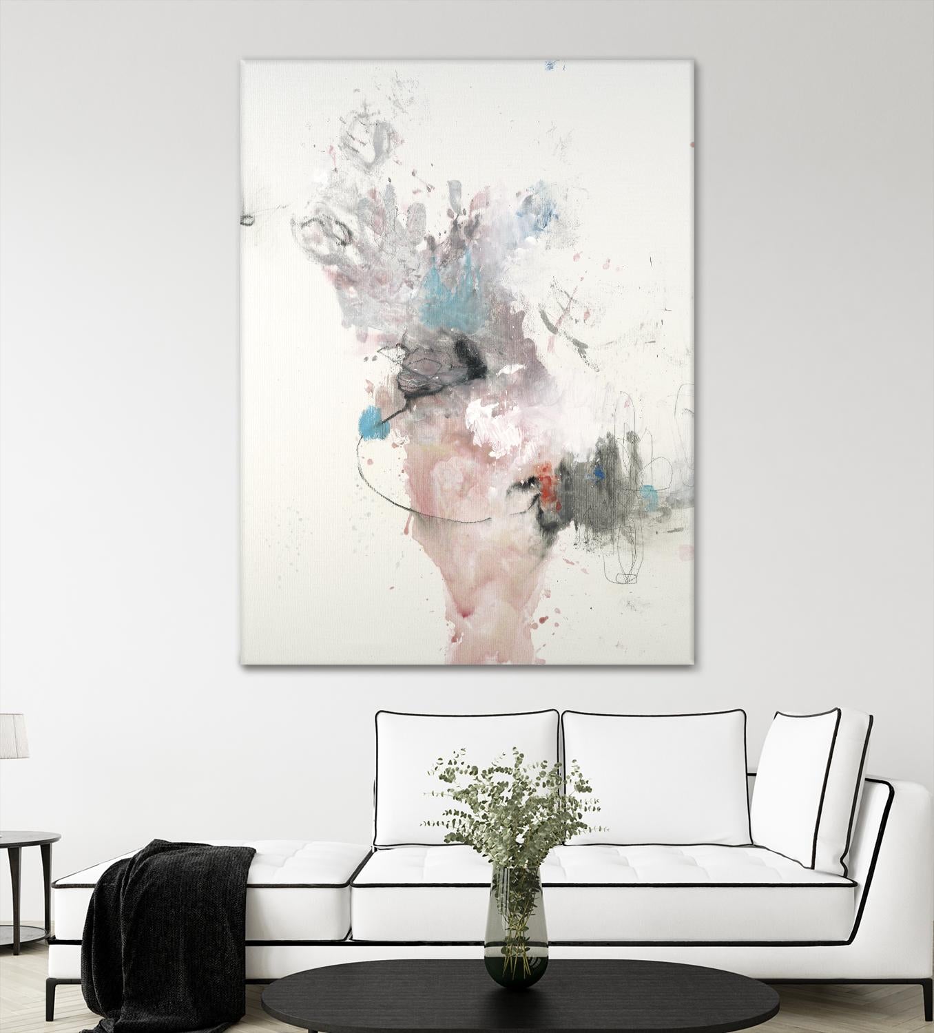 Declaration by L. Baines on GIANT ART - grey abstract