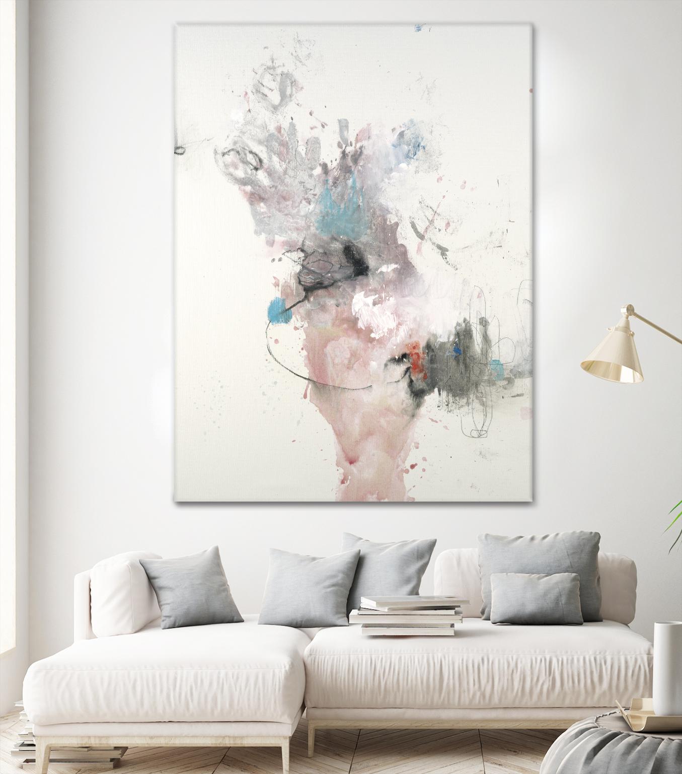 Declaration by L. Baines on GIANT ART - grey abstract