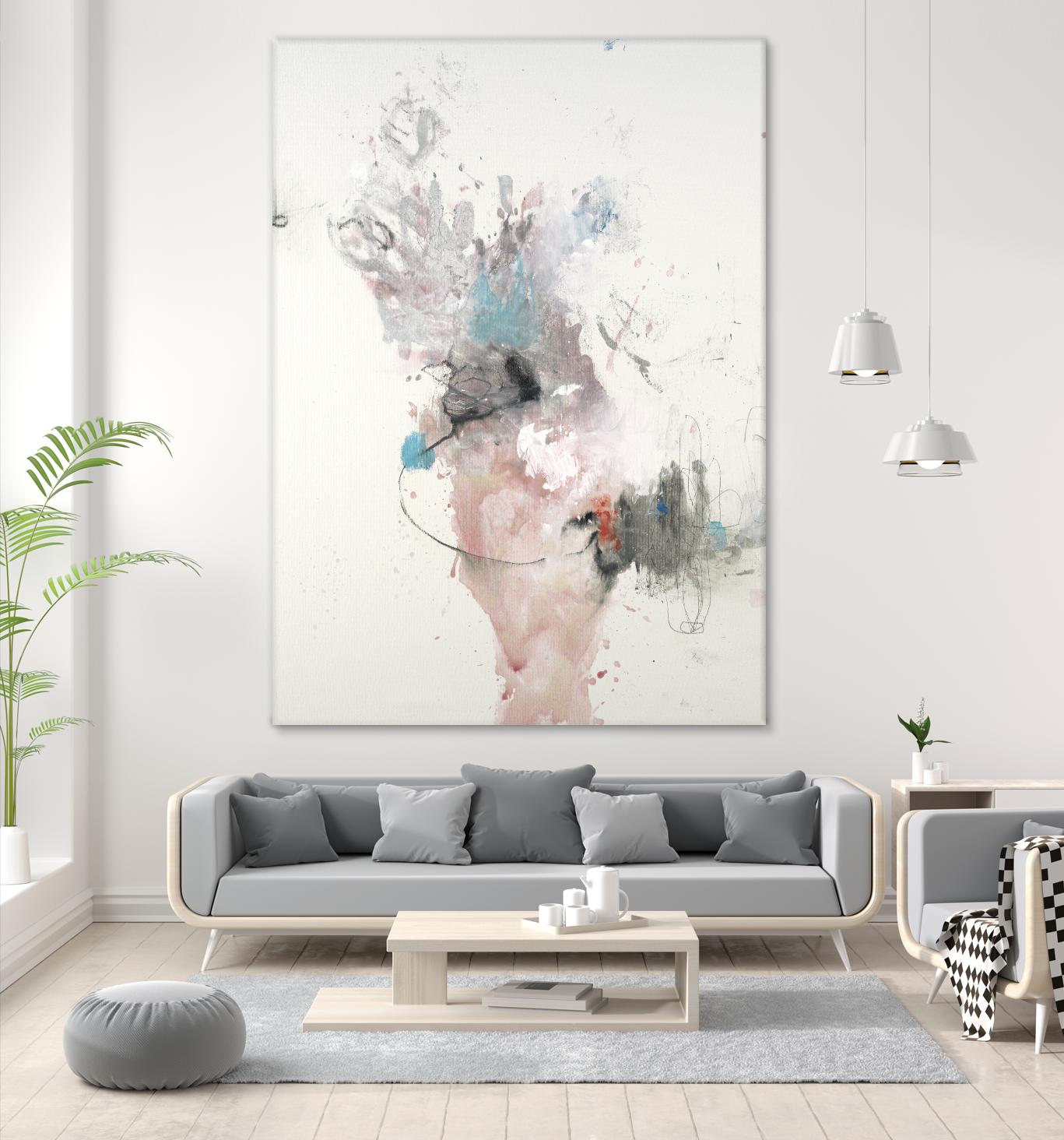 Declaration by L. Baines on GIANT ART - grey abstract