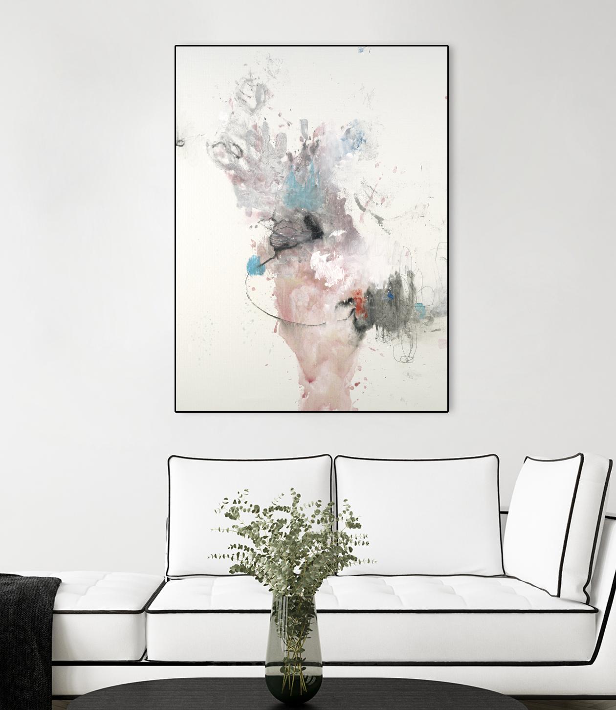 Declaration by L. Baines on GIANT ART - grey abstract