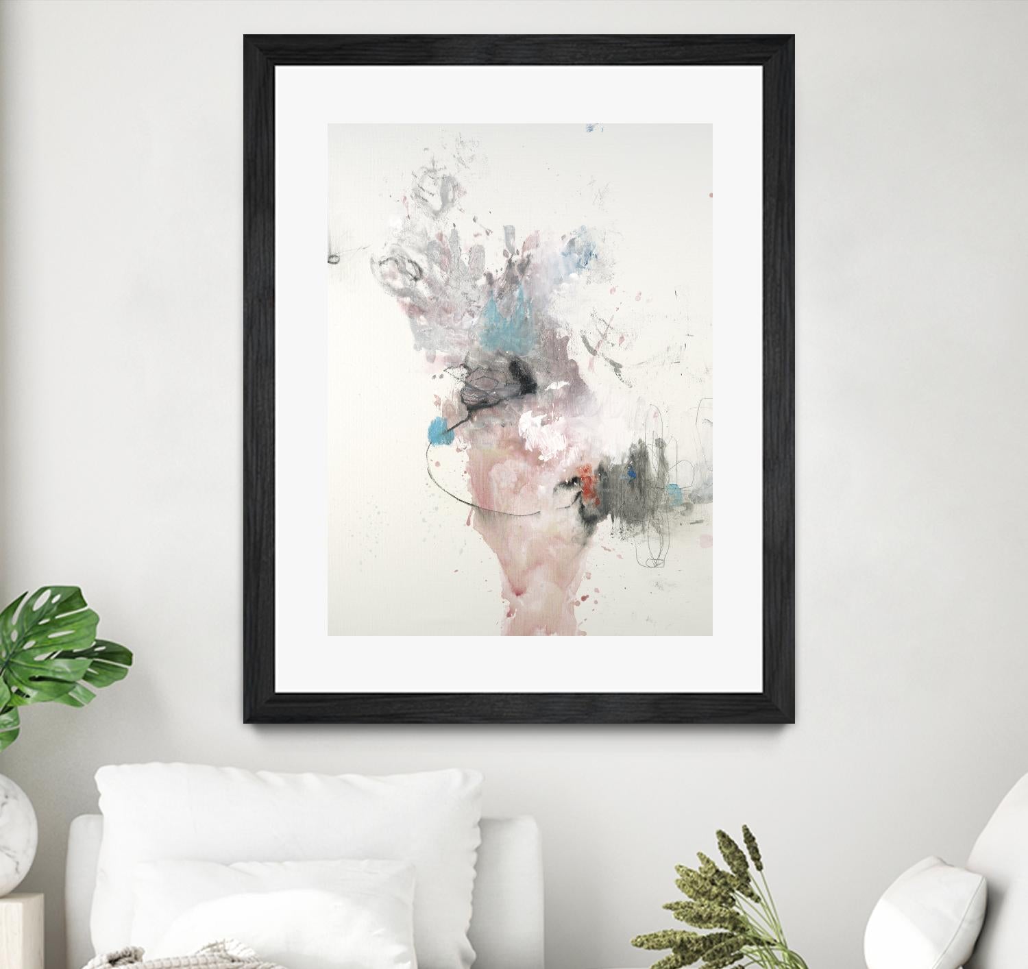 Declaration by L. Baines on GIANT ART - grey abstract