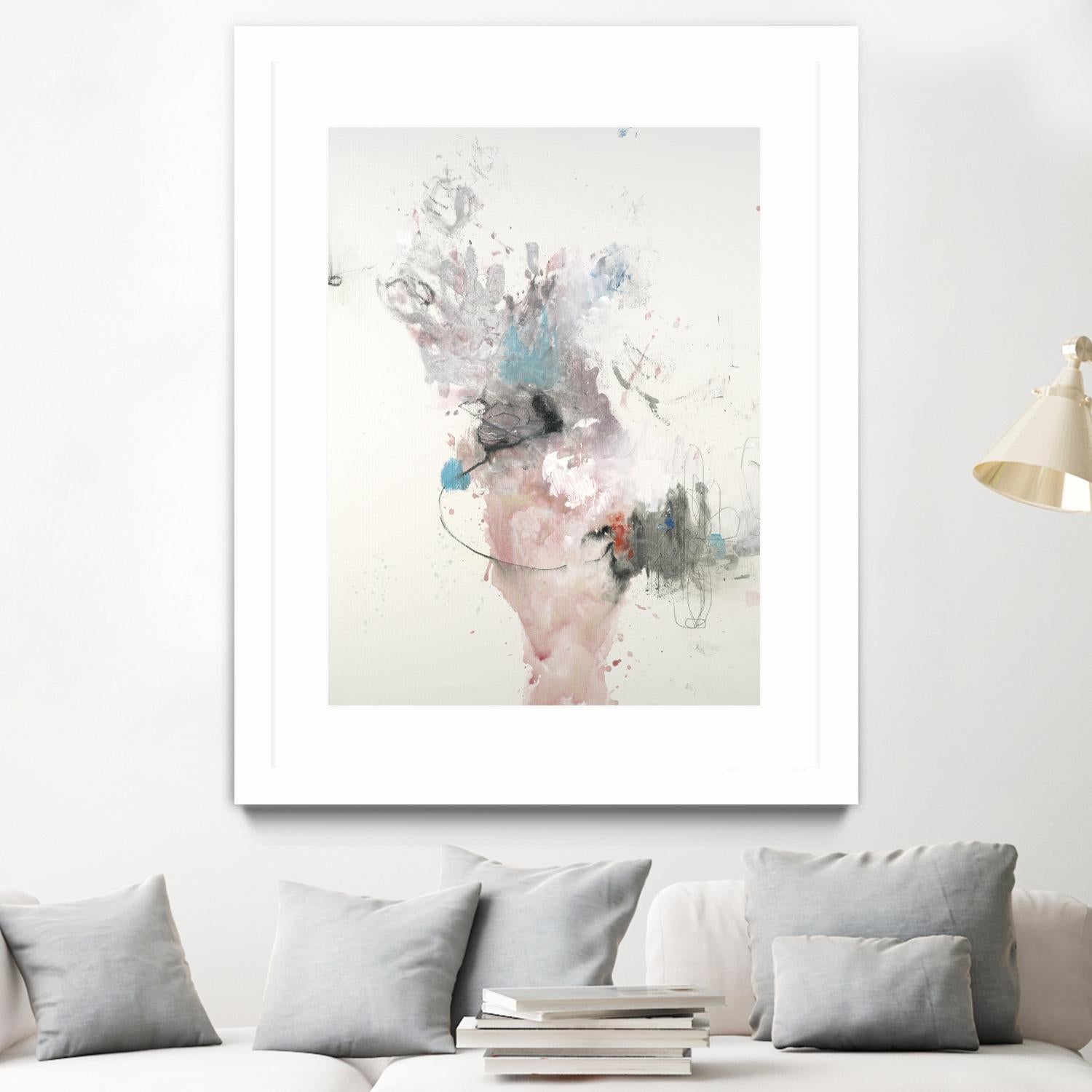 Declaration by L. Baines on GIANT ART - grey abstract