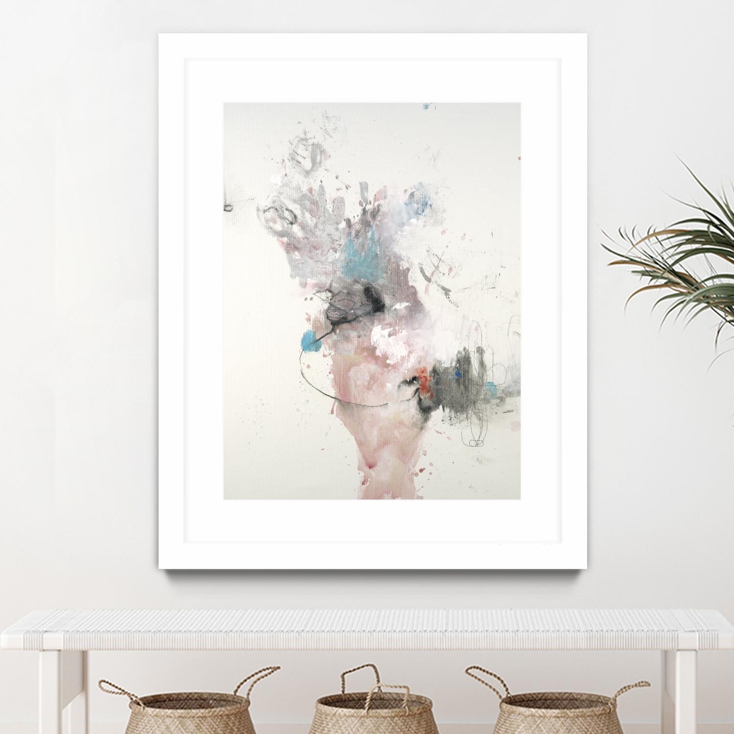 Declaration by L. Baines on GIANT ART - grey abstract