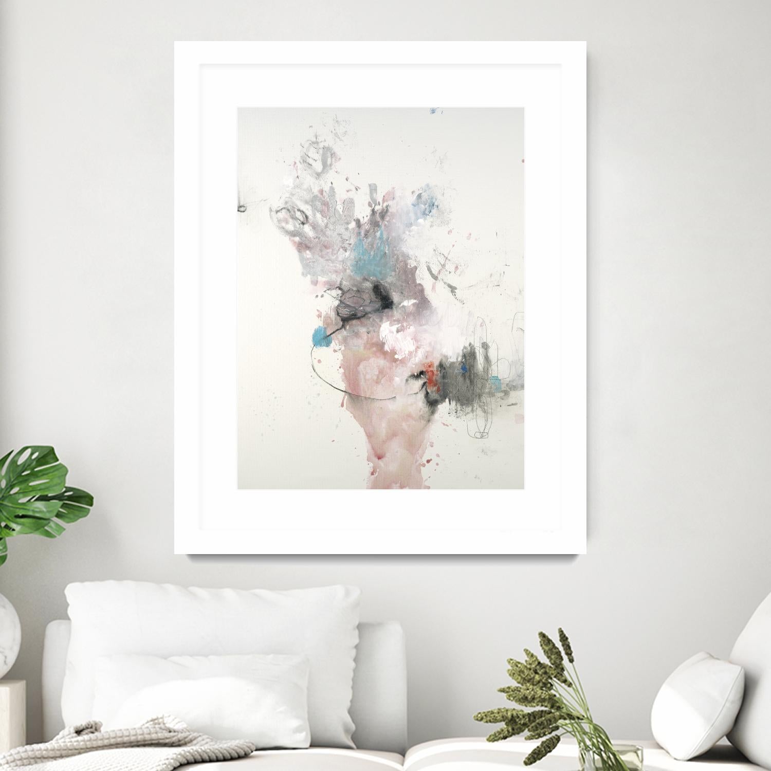 Declaration by L. Baines on GIANT ART - grey abstract