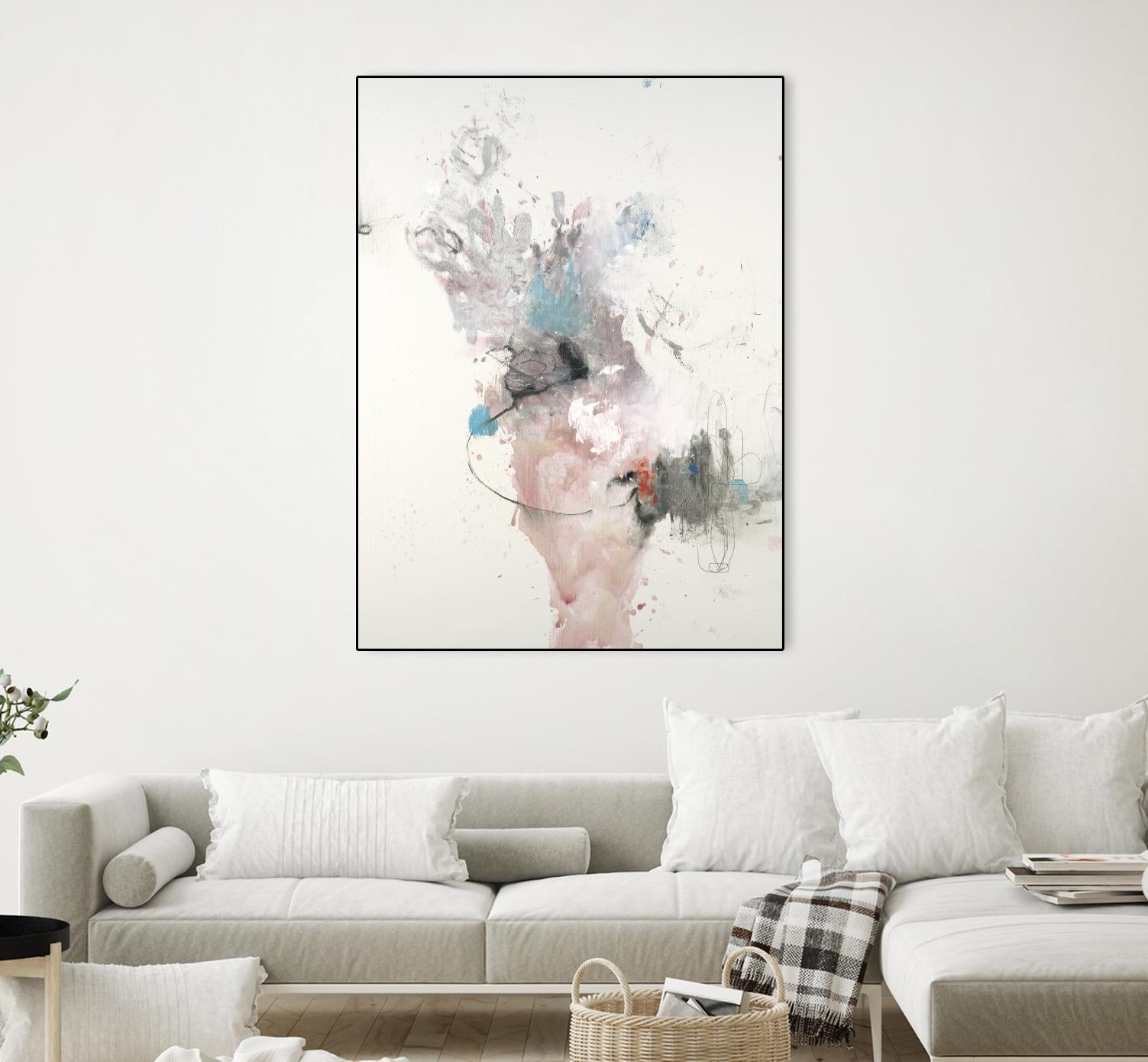 Declaration by L. Baines on GIANT ART - grey abstract