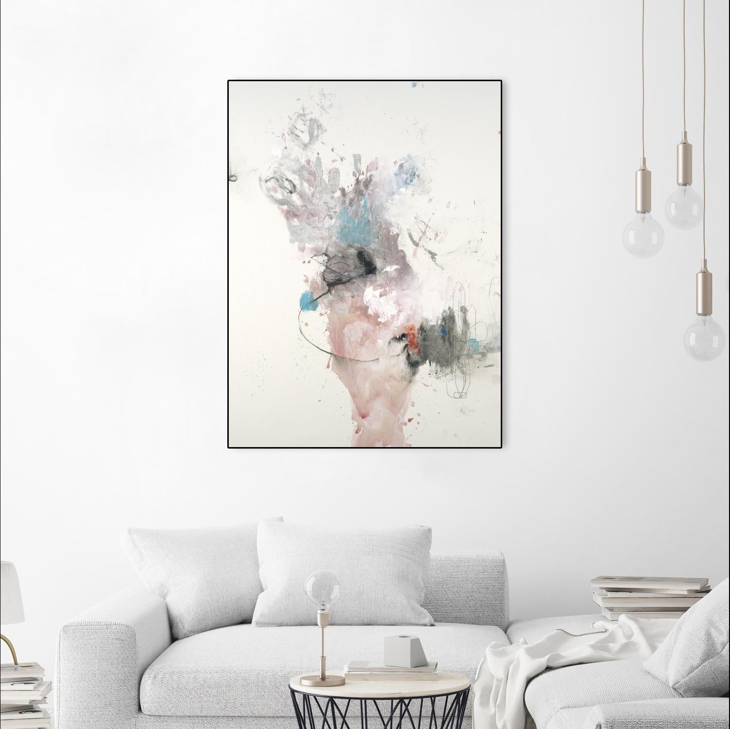 Declaration by L. Baines on GIANT ART - grey abstract