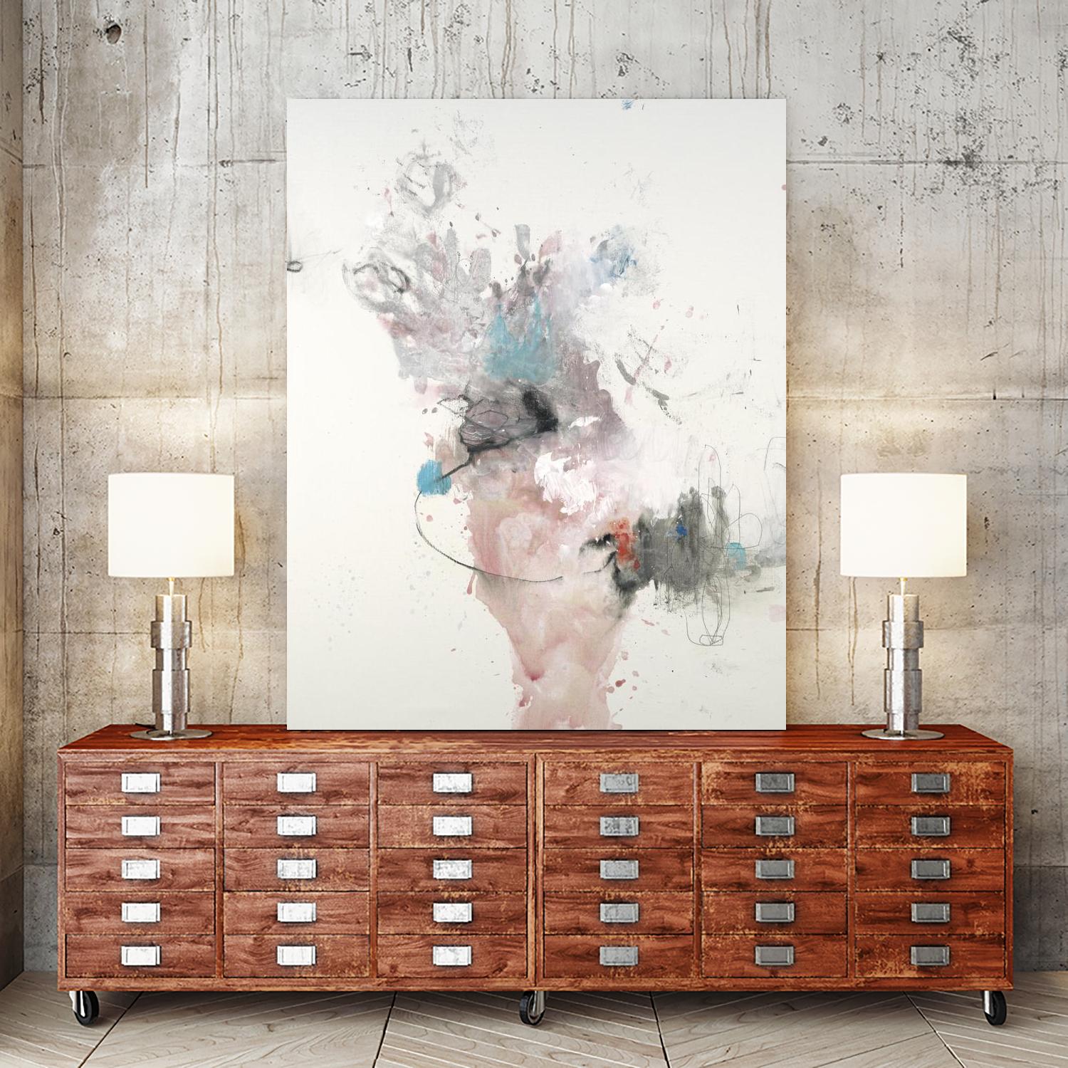 Declaration by L. Baines on GIANT ART - grey abstract