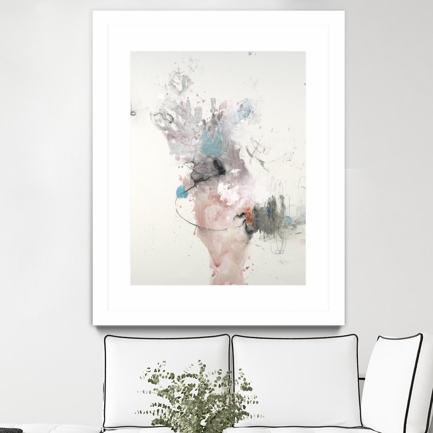 Declaration by L. Baines on GIANT ART - grey abstract