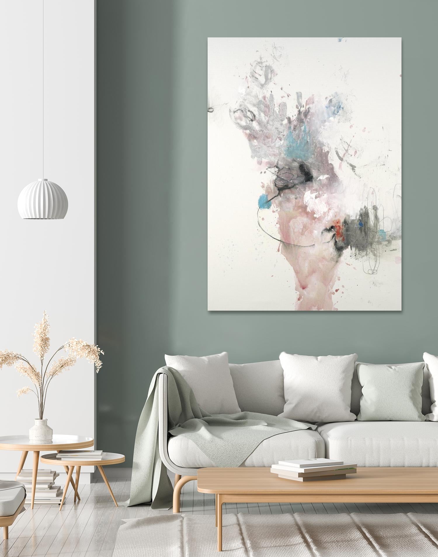 Declaration by L. Baines on GIANT ART - grey abstract