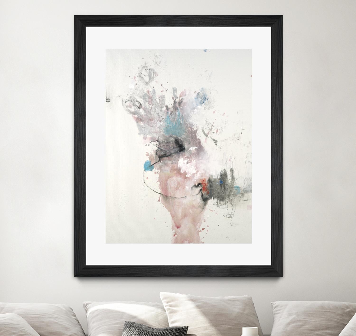 Declaration by L. Baines on GIANT ART - grey abstract