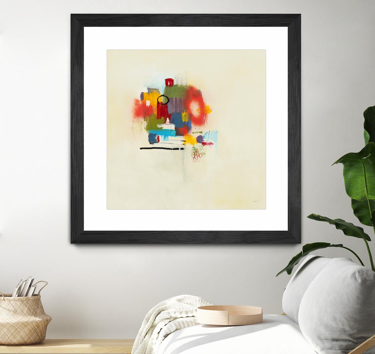 In the Beginning II by L. Baines on GIANT ART - reds abstract