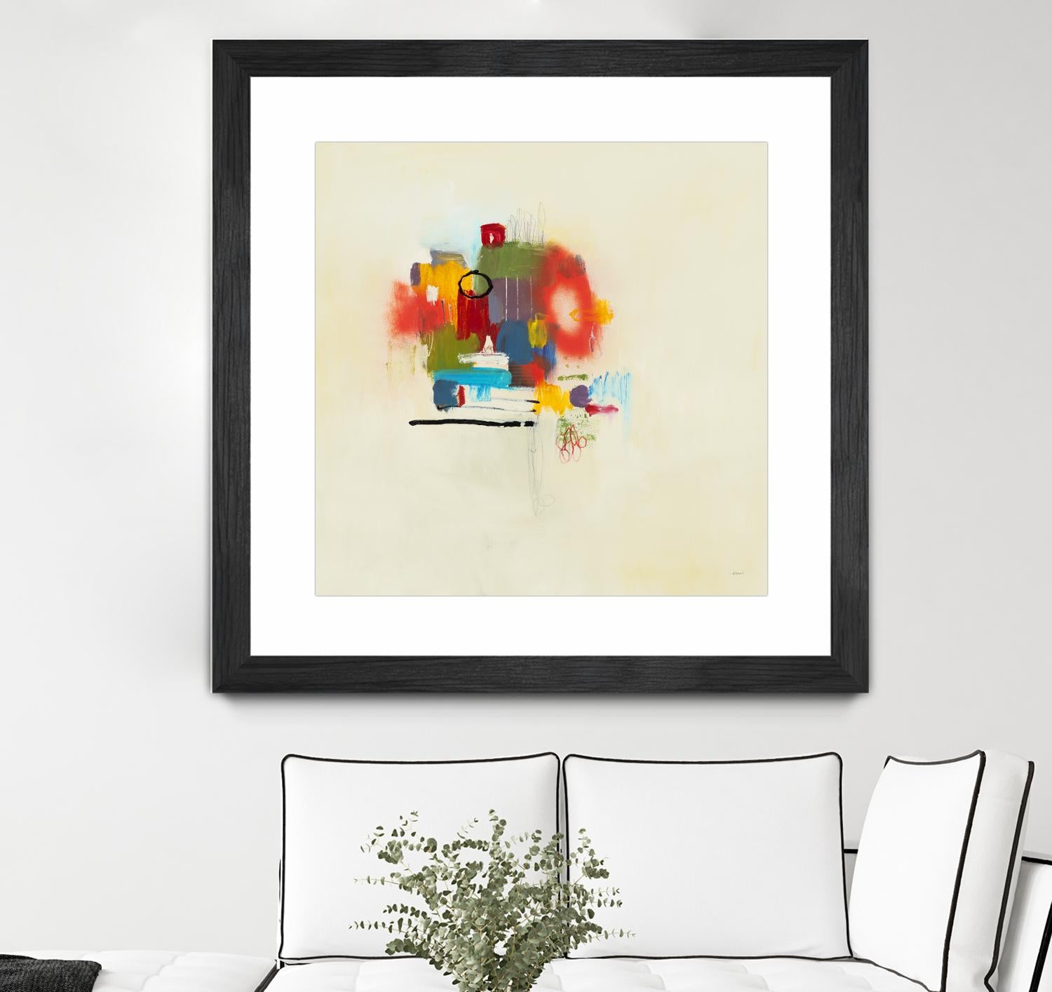 In the Beginning II by L. Baines on GIANT ART - reds abstract