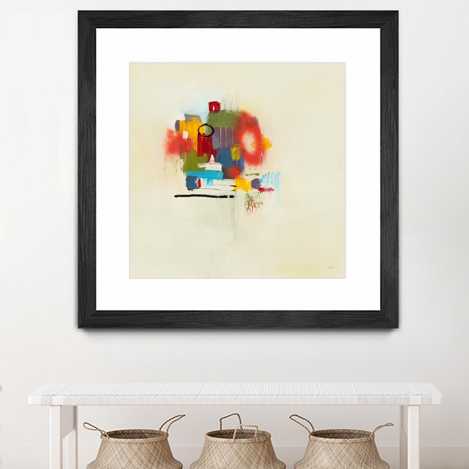 In the Beginning II by L. Baines on GIANT ART - reds abstract