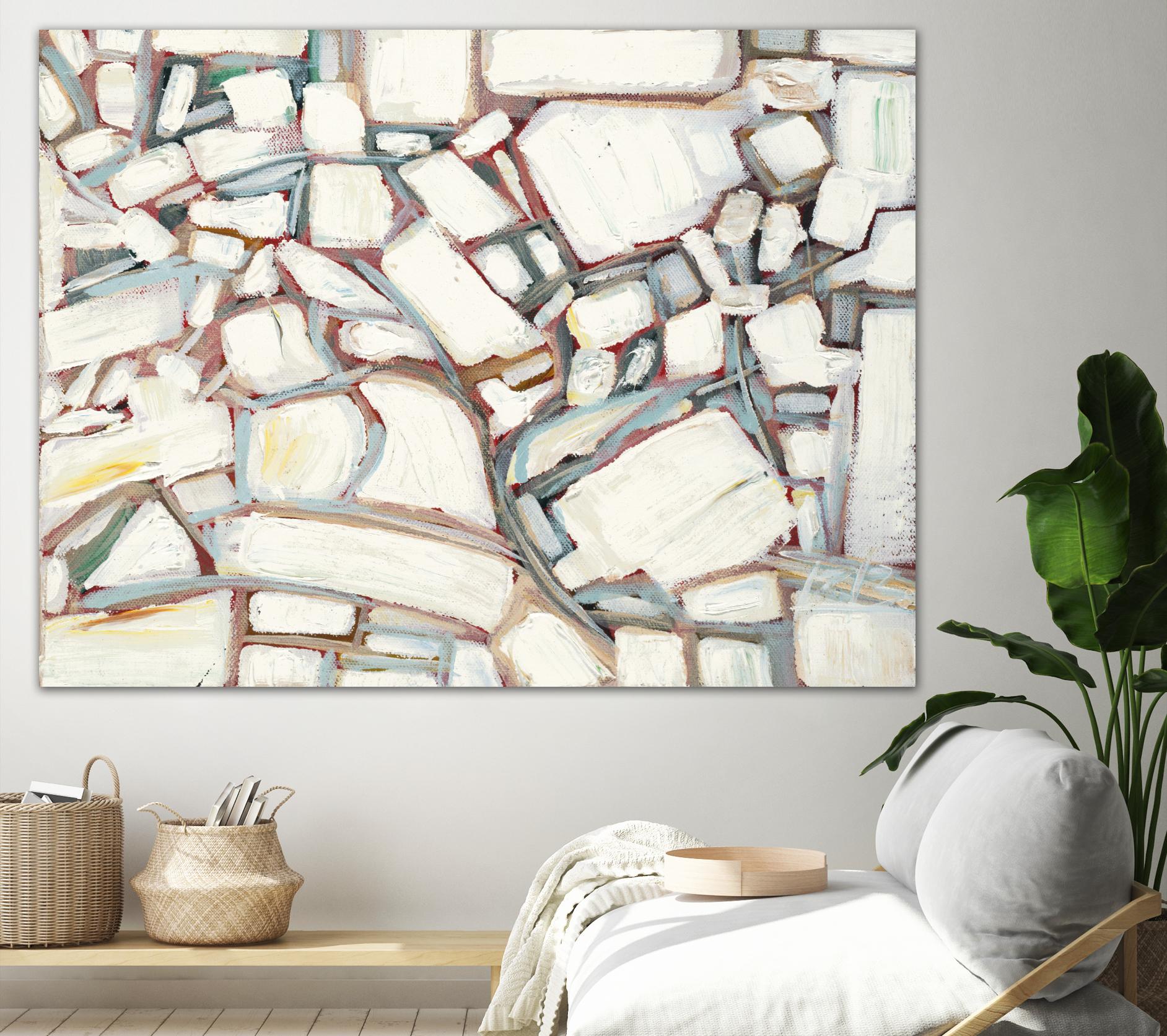 Sustainable Unicorn by Booke Borcherding on GIANT ART - whites & creams abstract