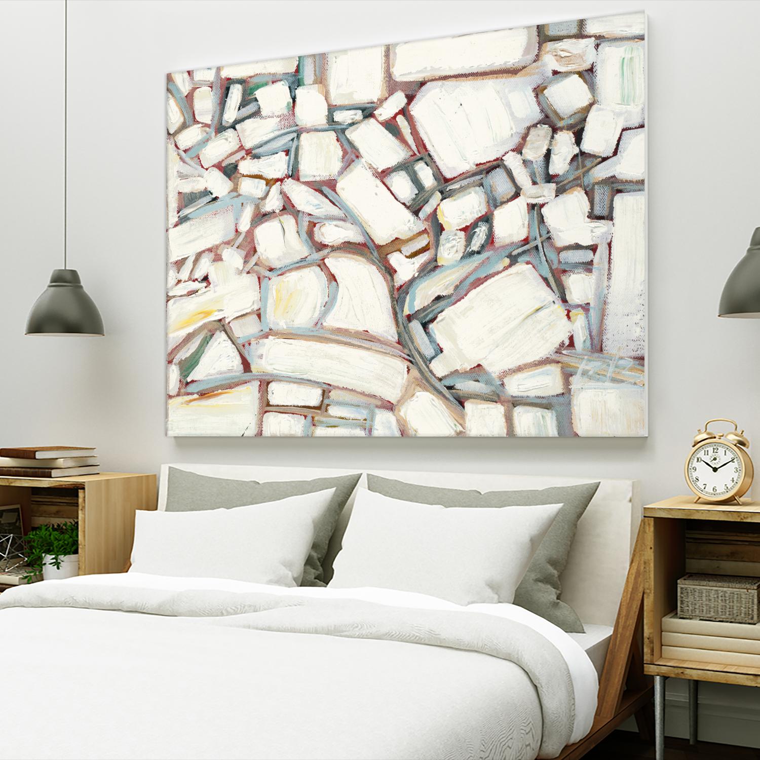 Sustainable Unicorn by Booke Borcherding on GIANT ART - whites & creams abstract