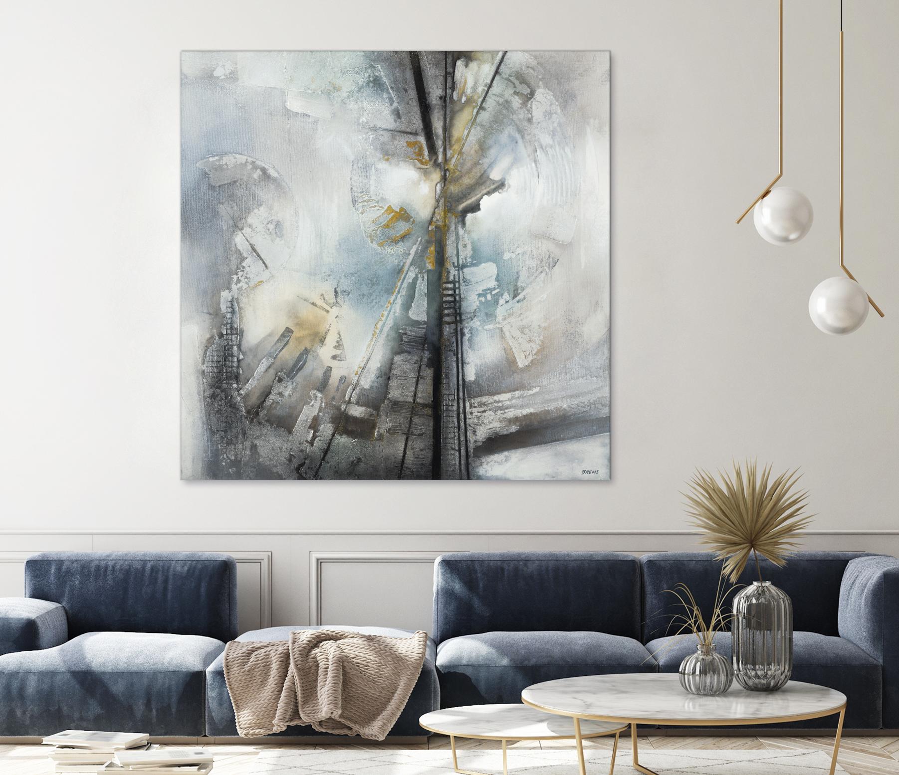 Turbine by Scott Brems on GIANT ART - neutrals abstract