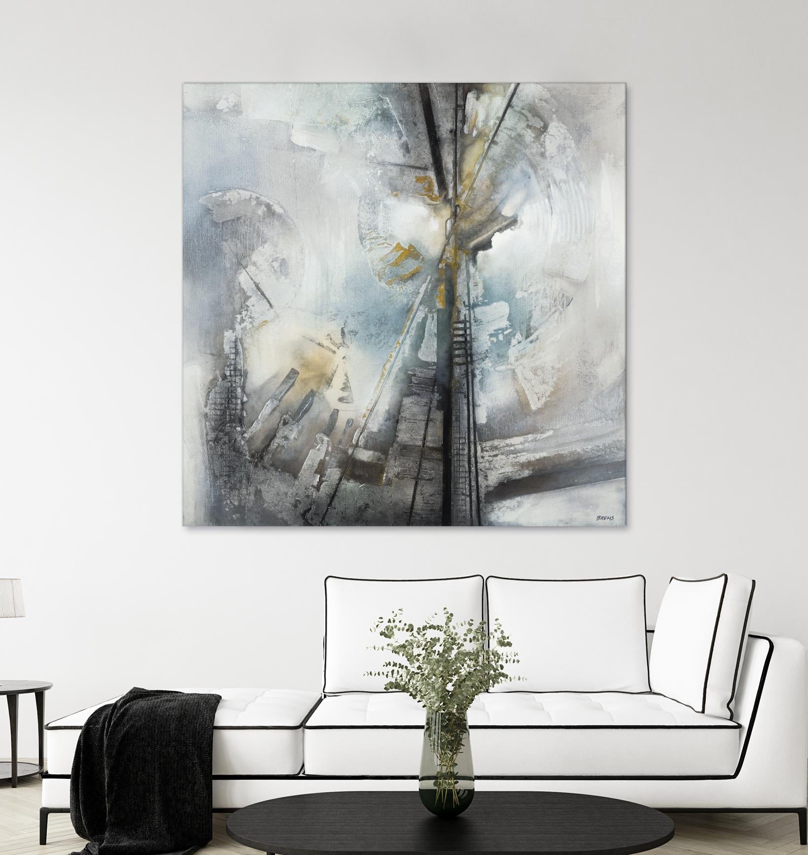 Turbine by Scott Brems on GIANT ART - neutrals abstract