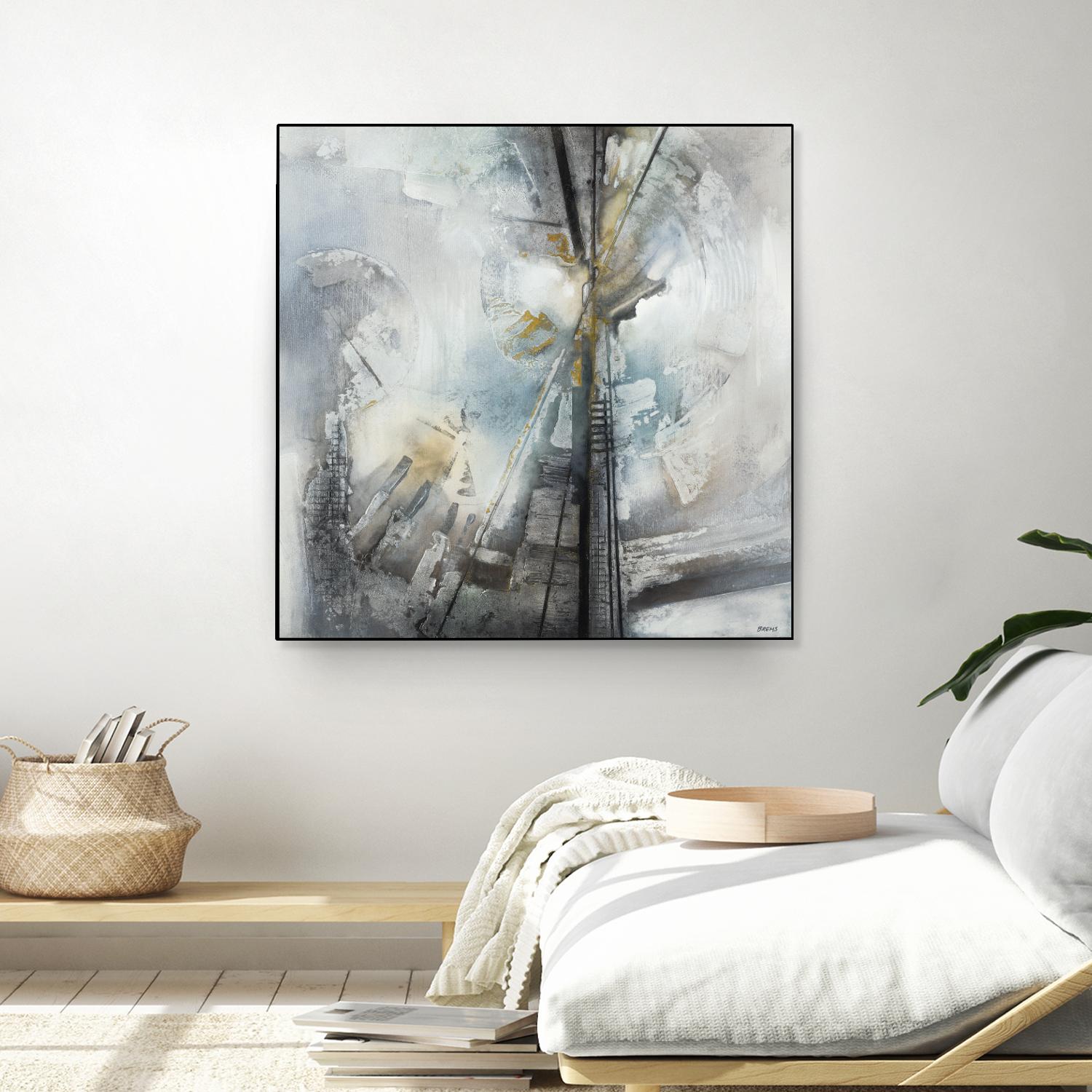 Turbine by Scott Brems on GIANT ART - neutrals abstract