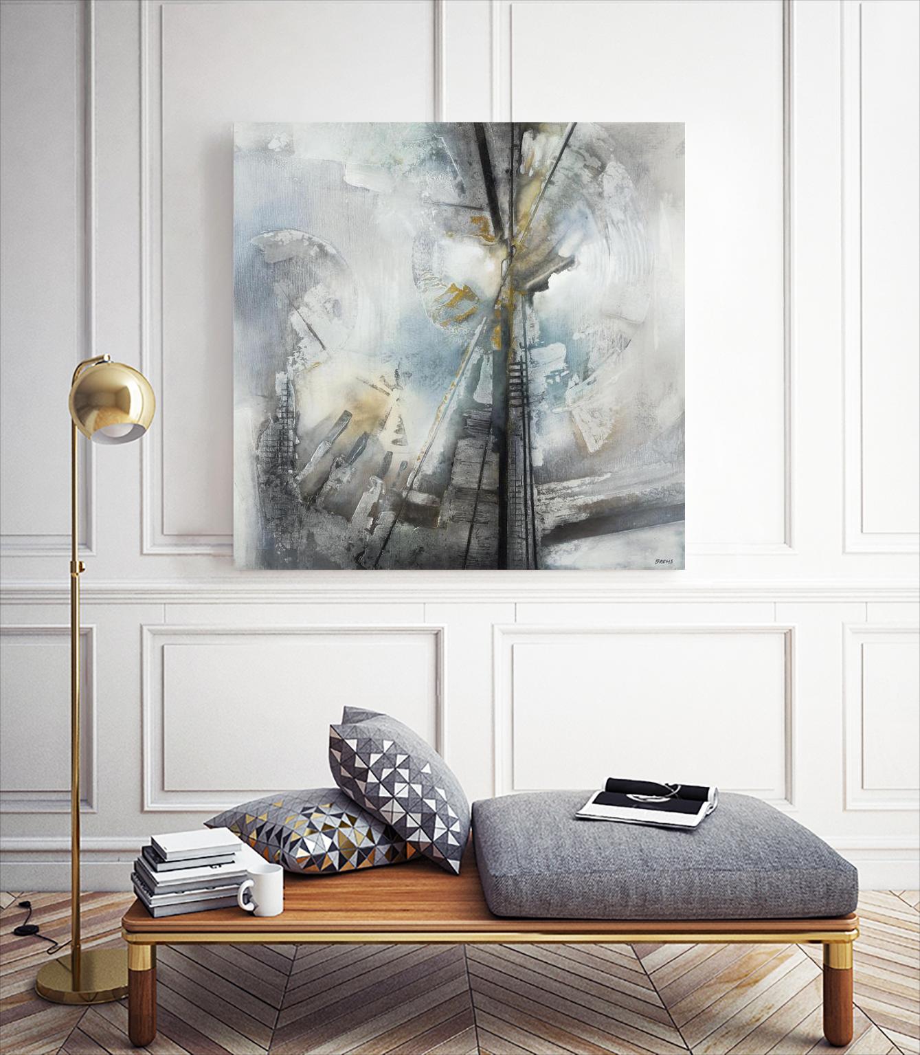 Turbine by Scott Brems on GIANT ART - neutrals abstract