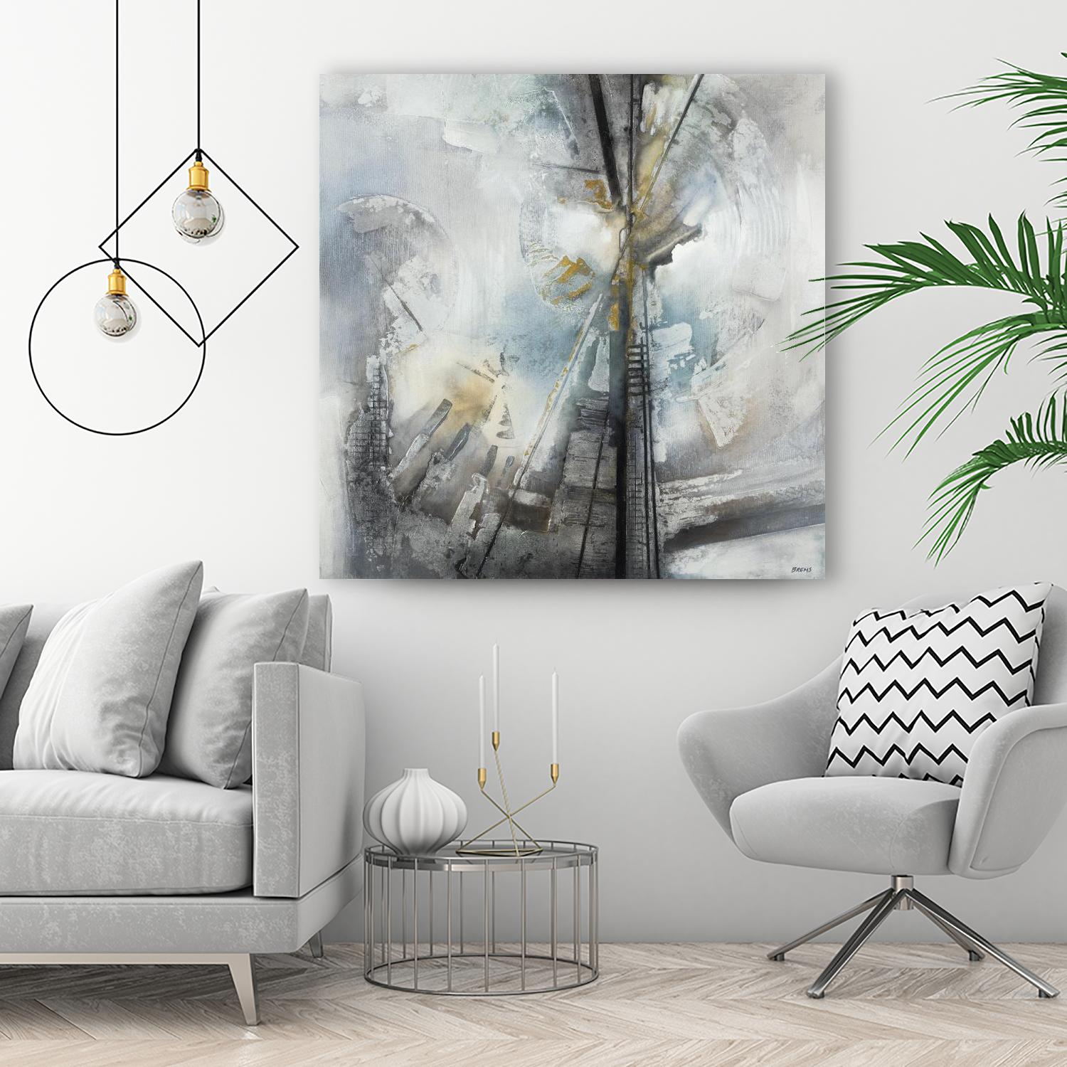 Turbine by Scott Brems on GIANT ART - neutrals abstract