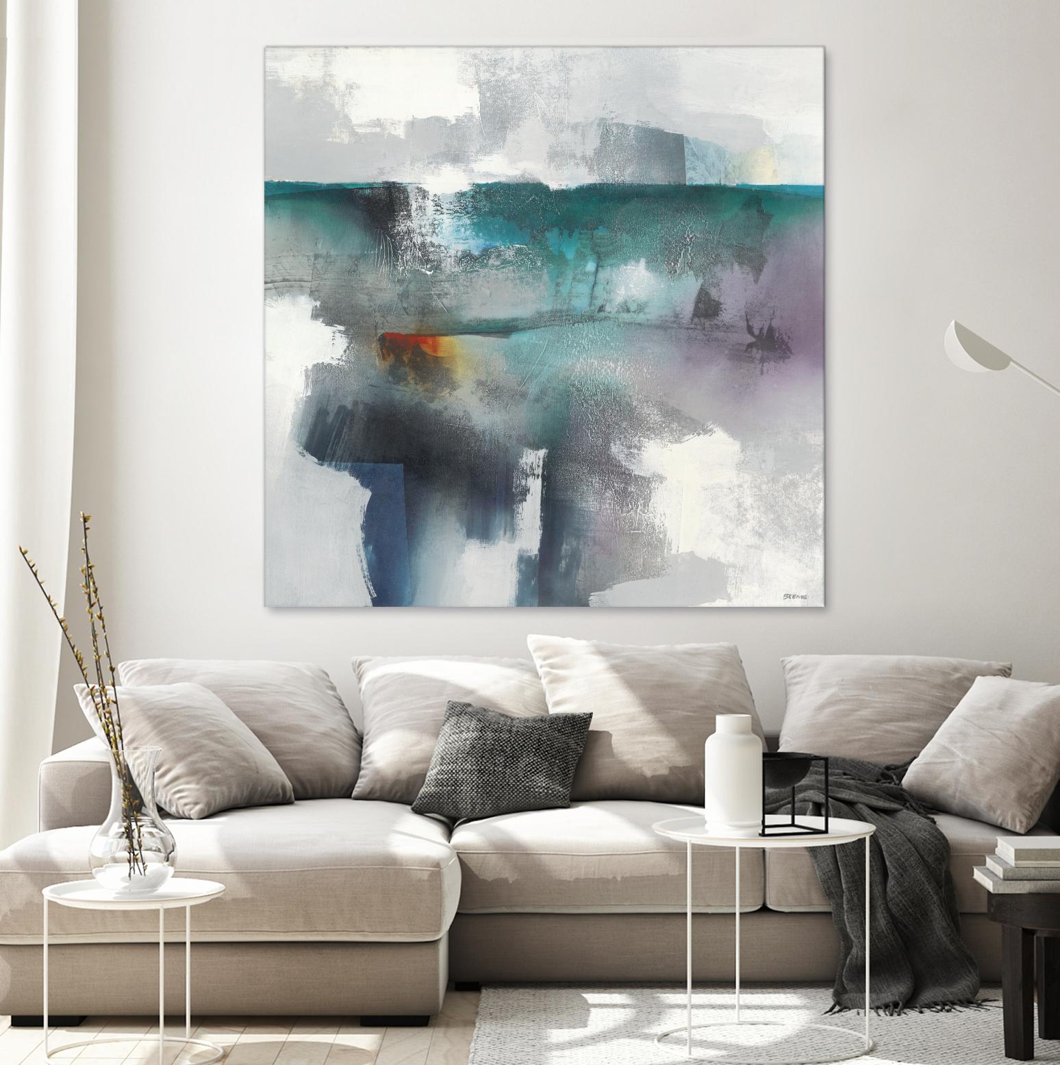 Subsurface I by Scott Brems on GIANT ART - blues organic shapes