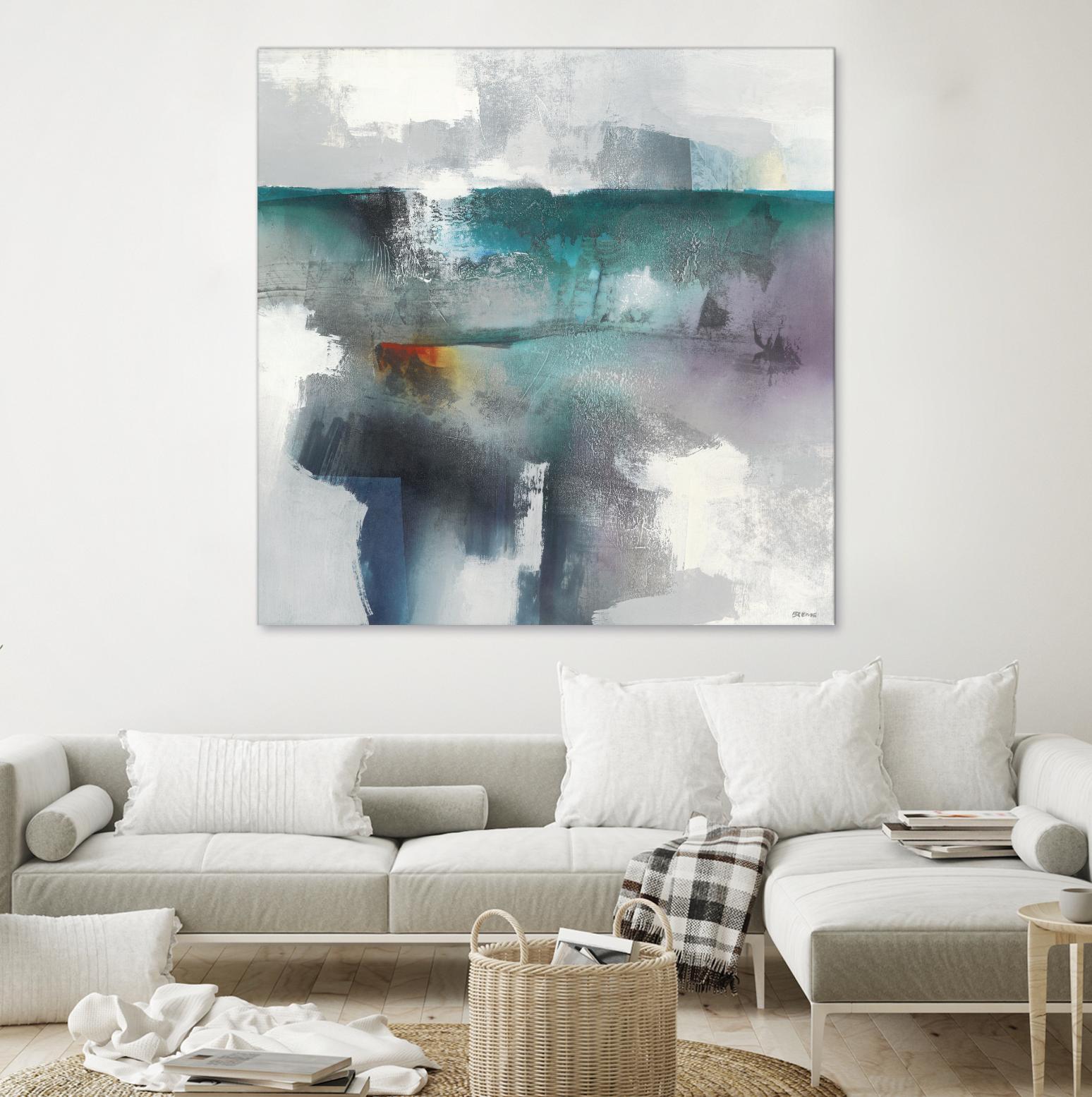 Subsurface I by Scott Brems on GIANT ART - blues organic shapes