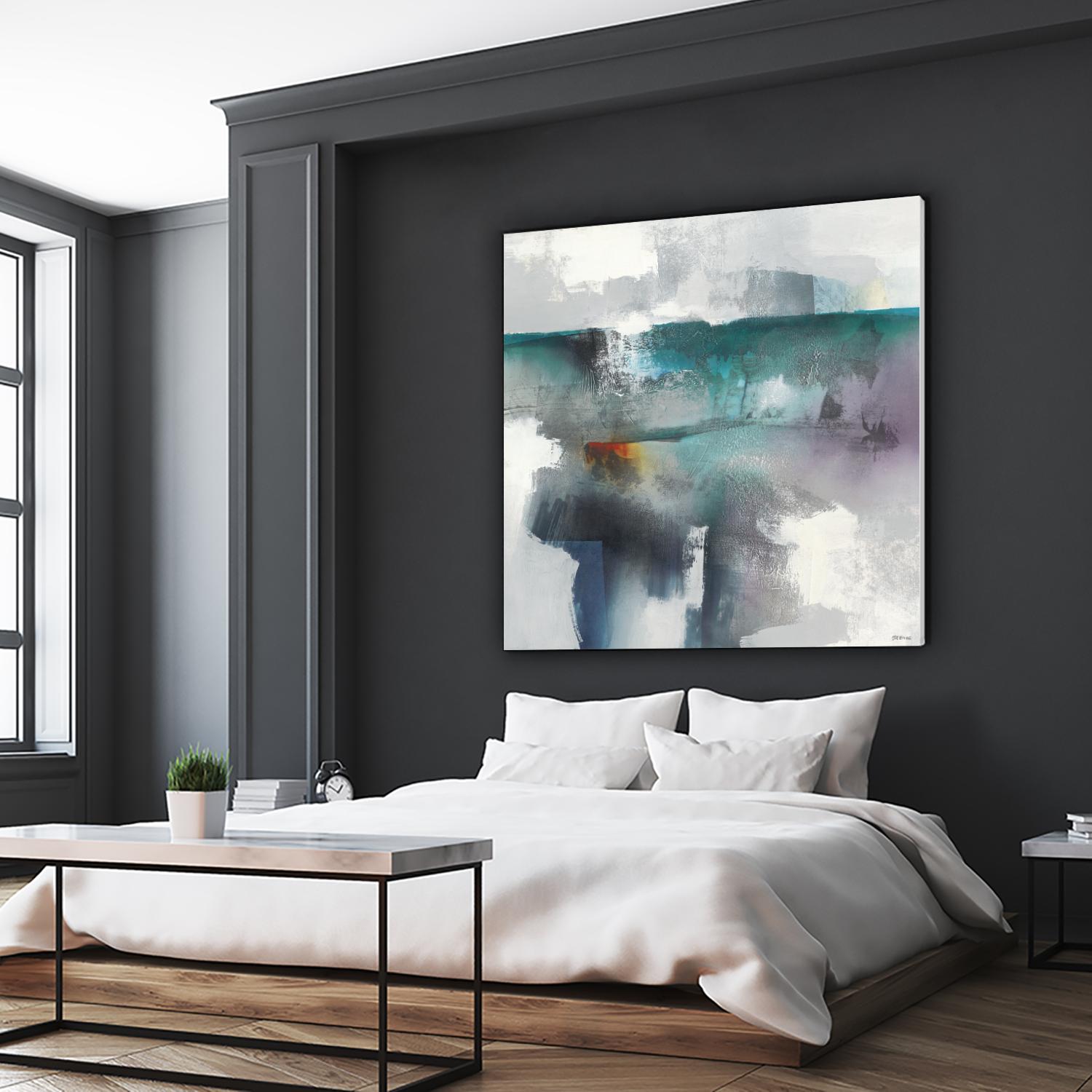 Subsurface I by Scott Brems on GIANT ART - blues organic shapes