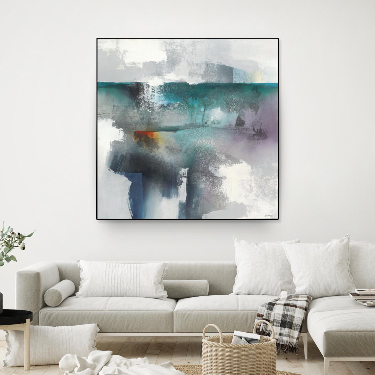 Subsurface I by Scott Brems on GIANT ART - blues organic shapes