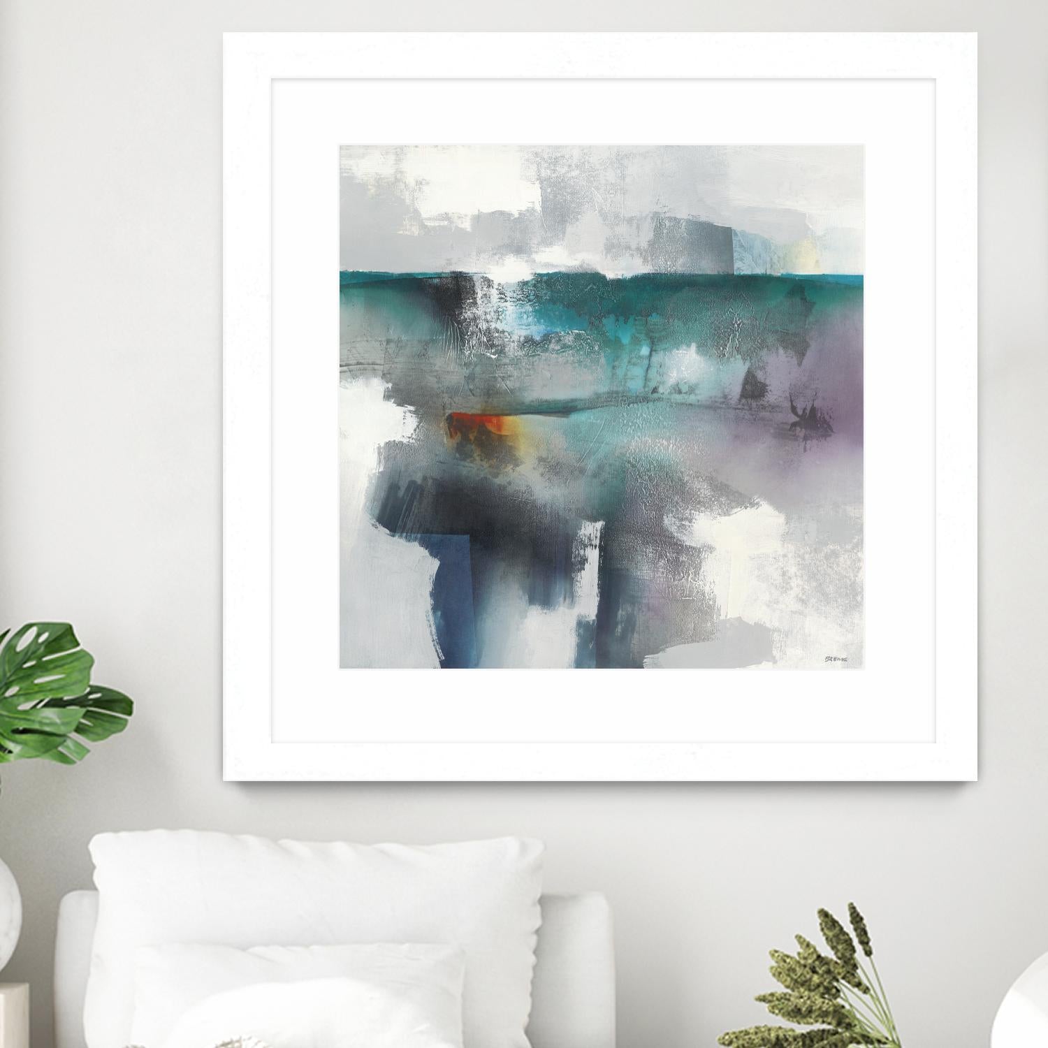 Subsurface I by Scott Brems on GIANT ART - blues organic shapes