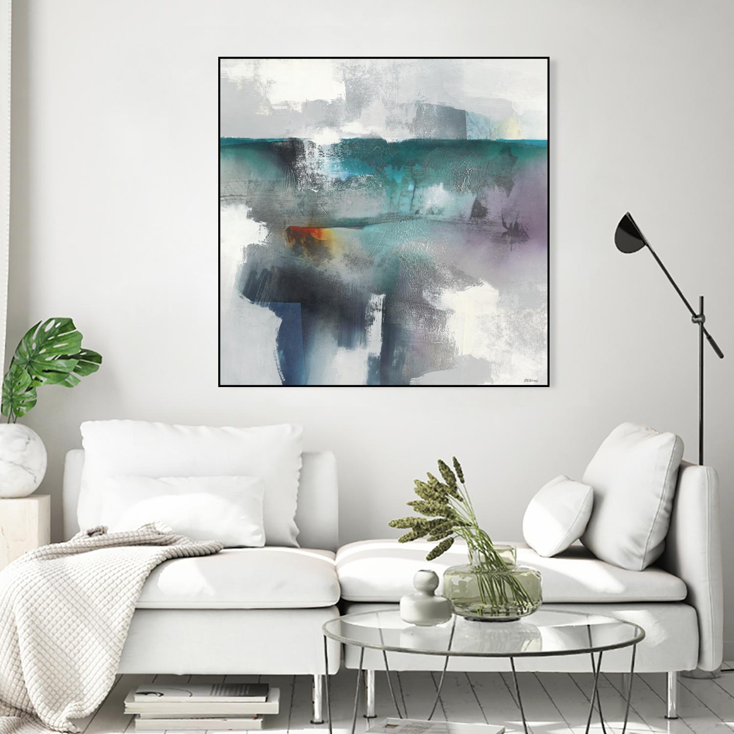 Subsurface I by Scott Brems on GIANT ART - blues organic shapes