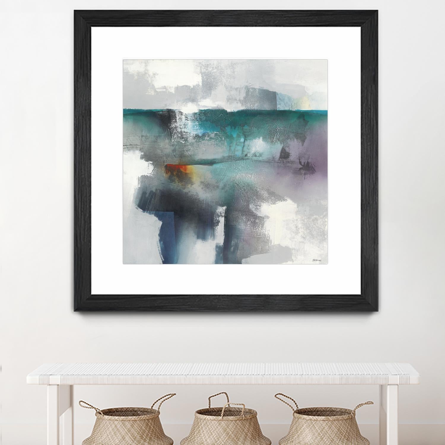 Subsurface I by Scott Brems on GIANT ART - blues organic shapes