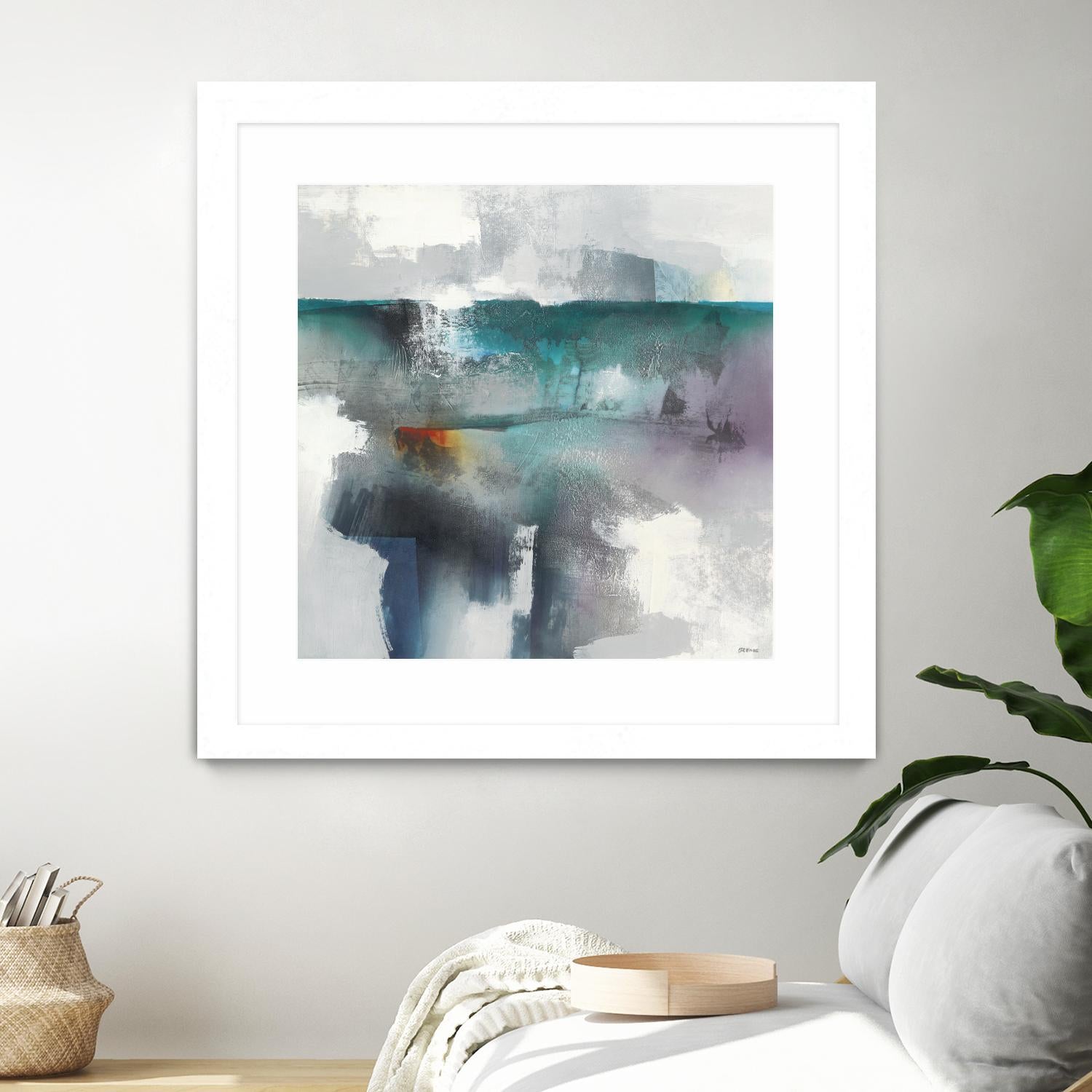 Subsurface I by Scott Brems on GIANT ART - blues organic shapes